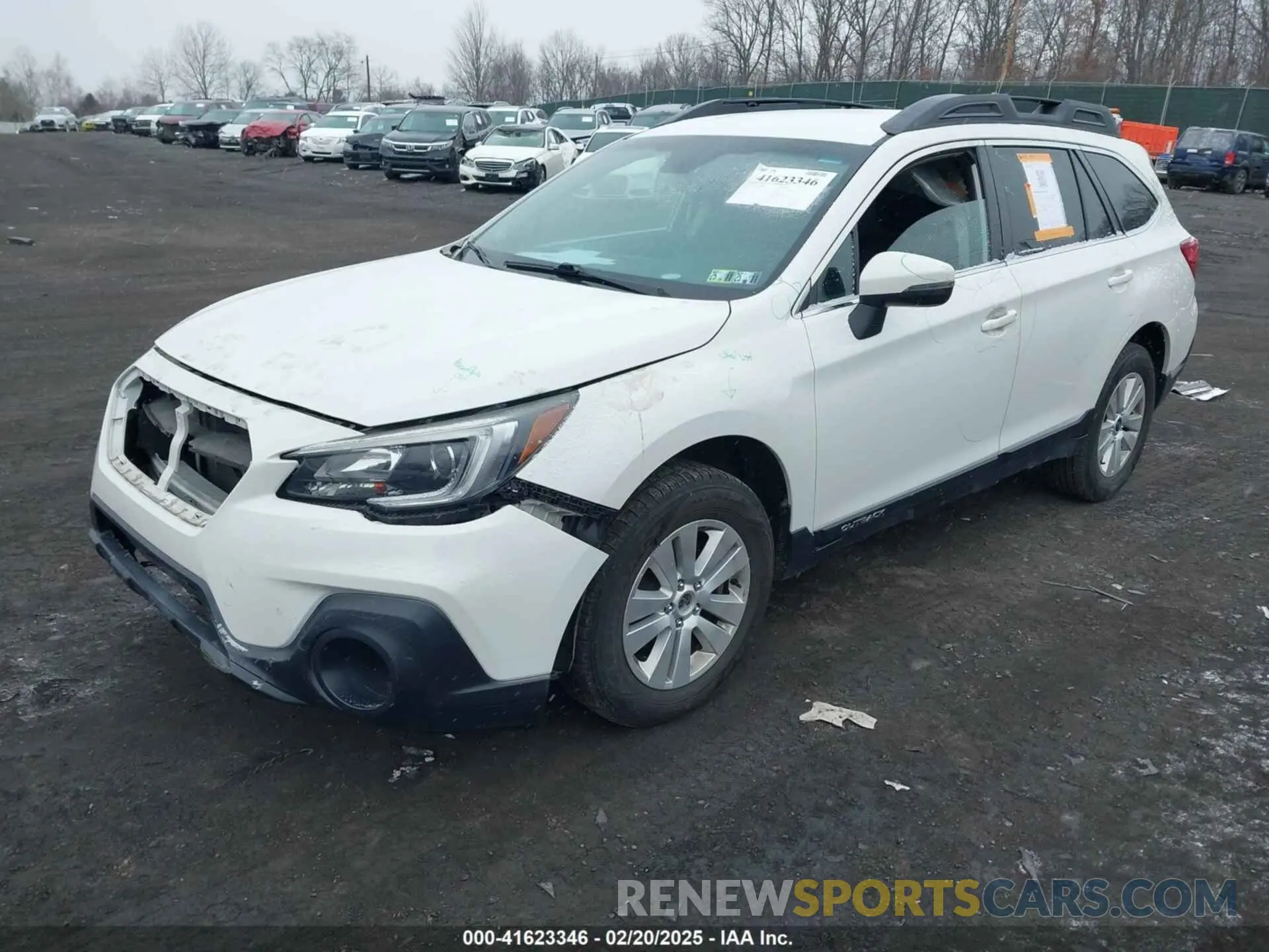 2 Photograph of a damaged car 4S4BSAFC4K3287026 SUBARU OUTBACK 2019