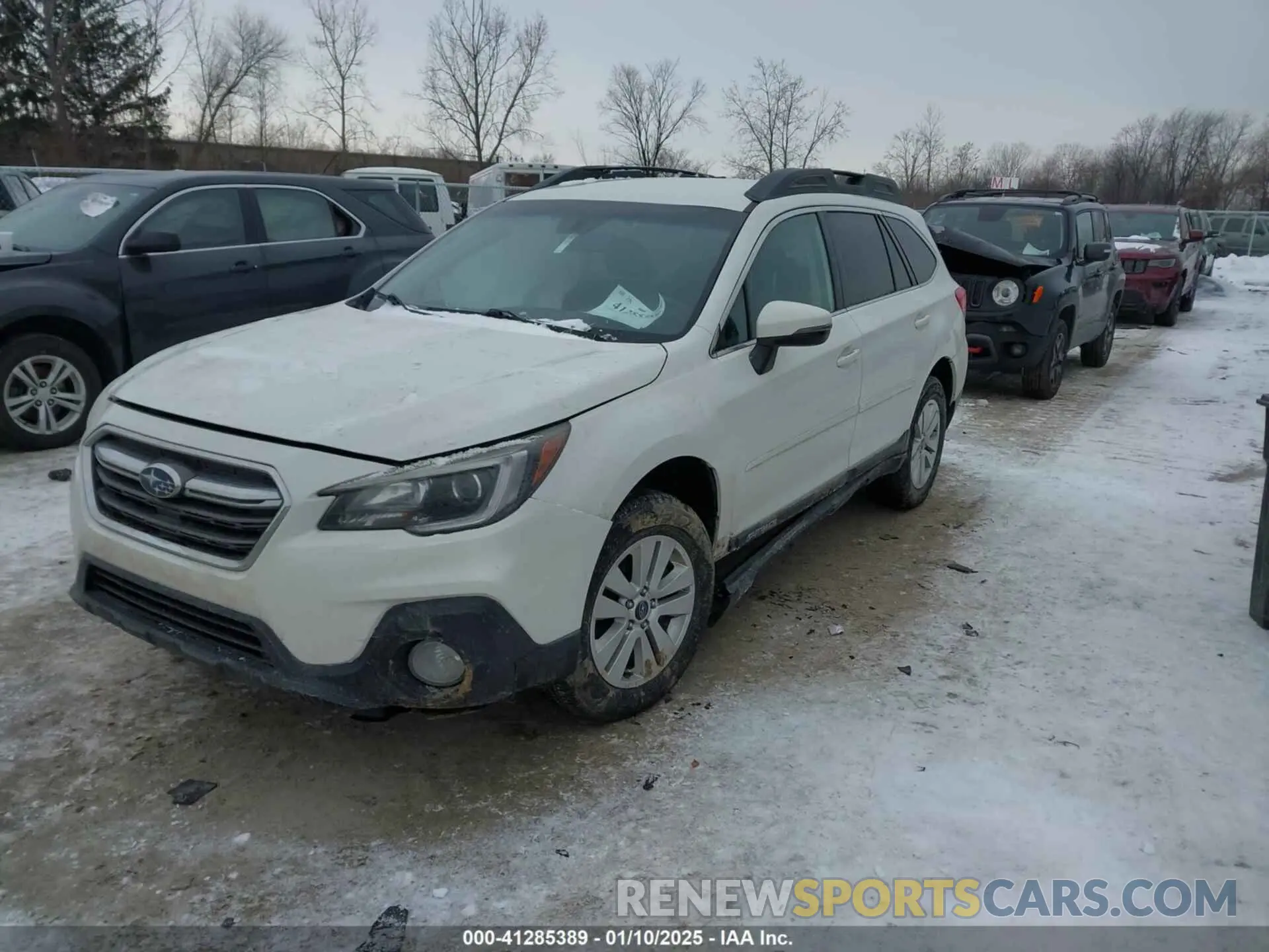 2 Photograph of a damaged car 4S4BSAFC4K3321854 SUBARU OUTBACK 2019