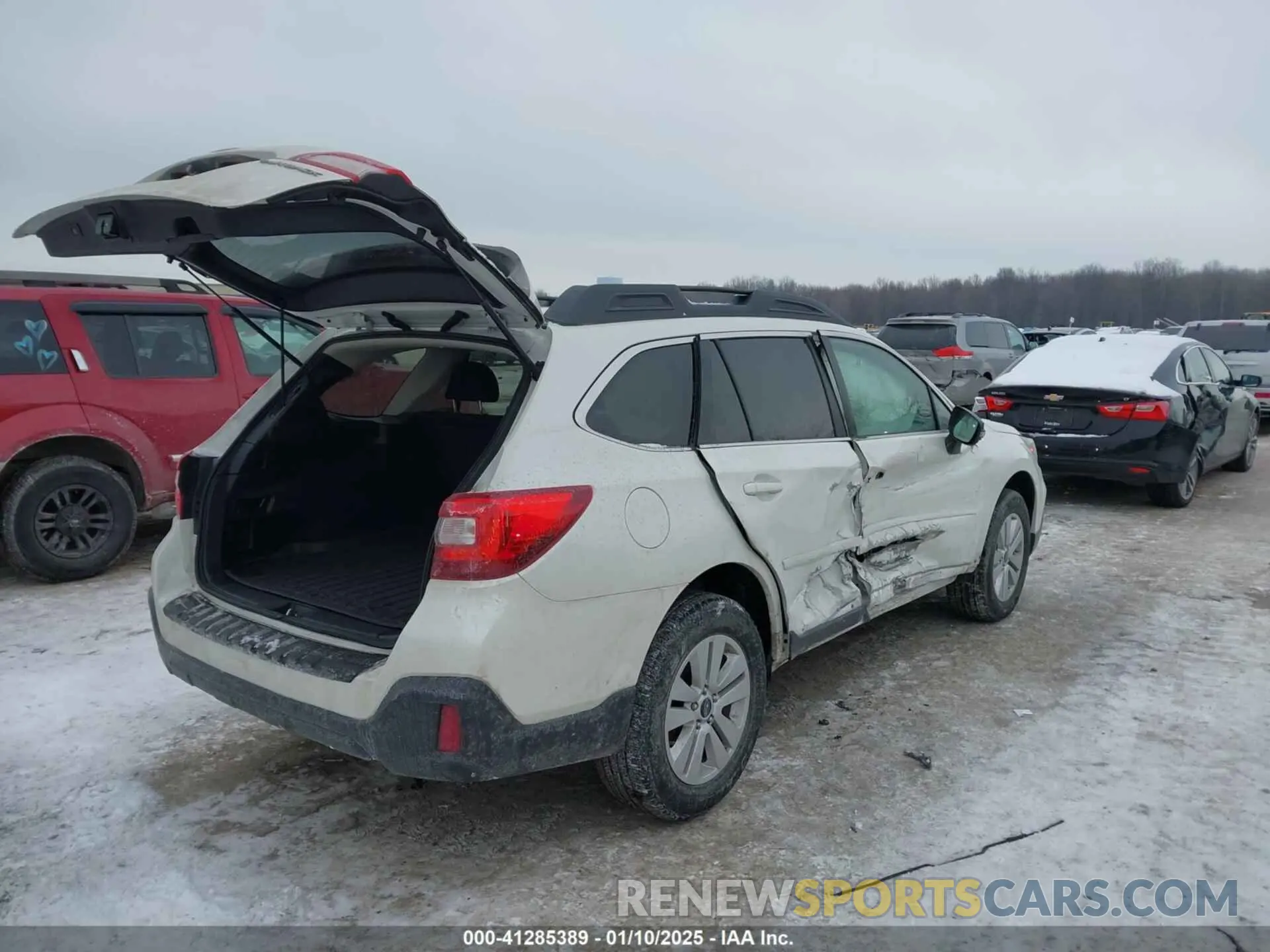 4 Photograph of a damaged car 4S4BSAFC4K3321854 SUBARU OUTBACK 2019