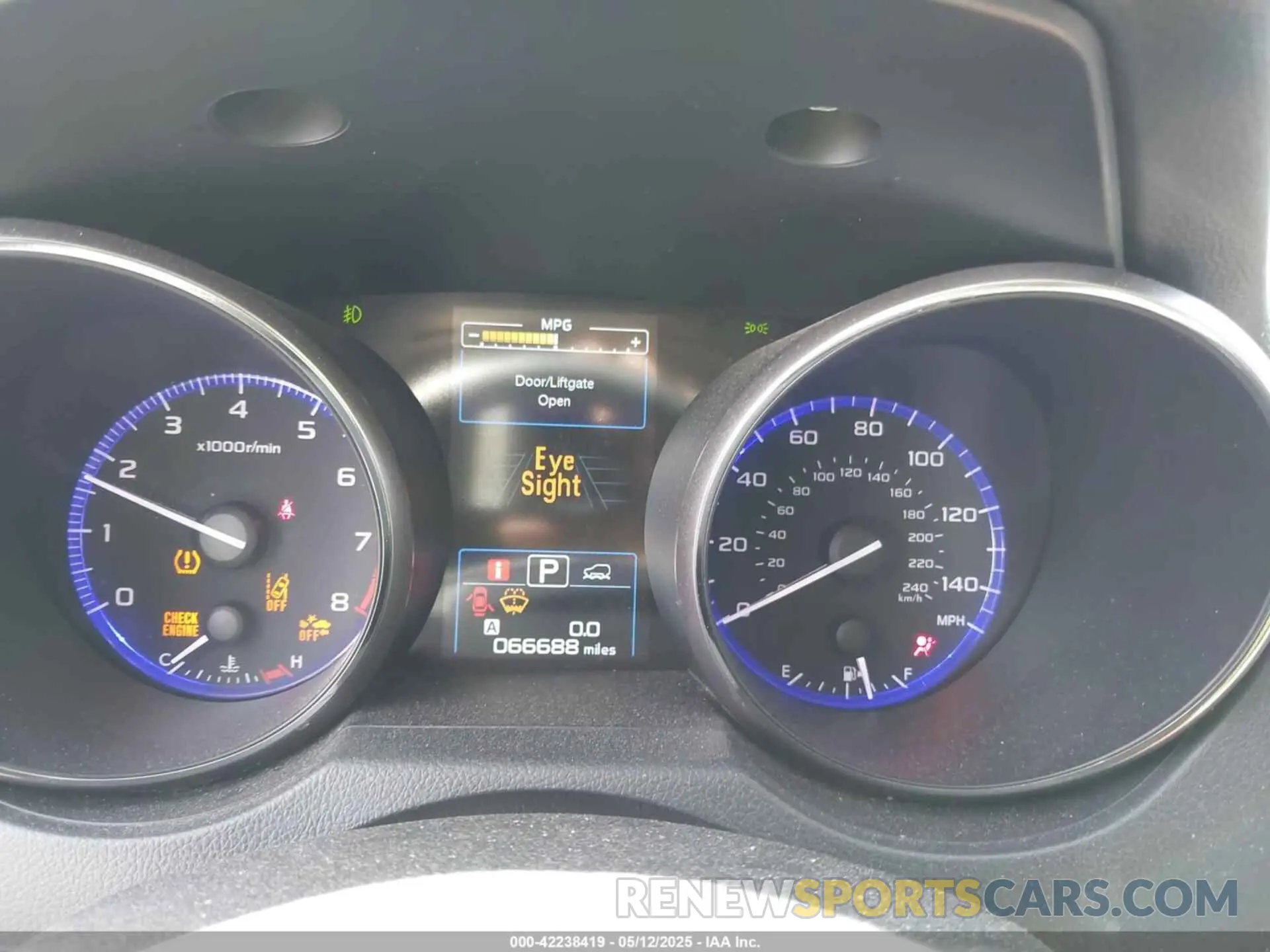 7 Photograph of a damaged car 4S4BSAFC4K3357706 SUBARU OUTBACK 2019