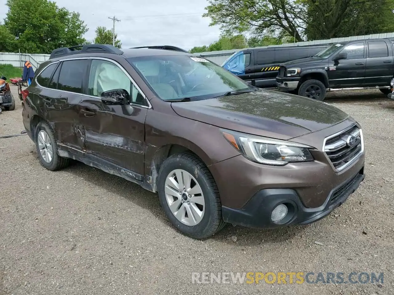 4 Photograph of a damaged car 4S4BSAFC4K3360881 SUBARU OUTBACK 2019