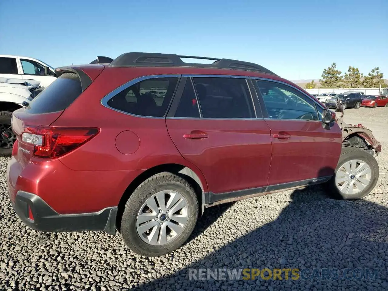 3 Photograph of a damaged car 4S4BSAFC4K3374103 SUBARU OUTBACK 2019