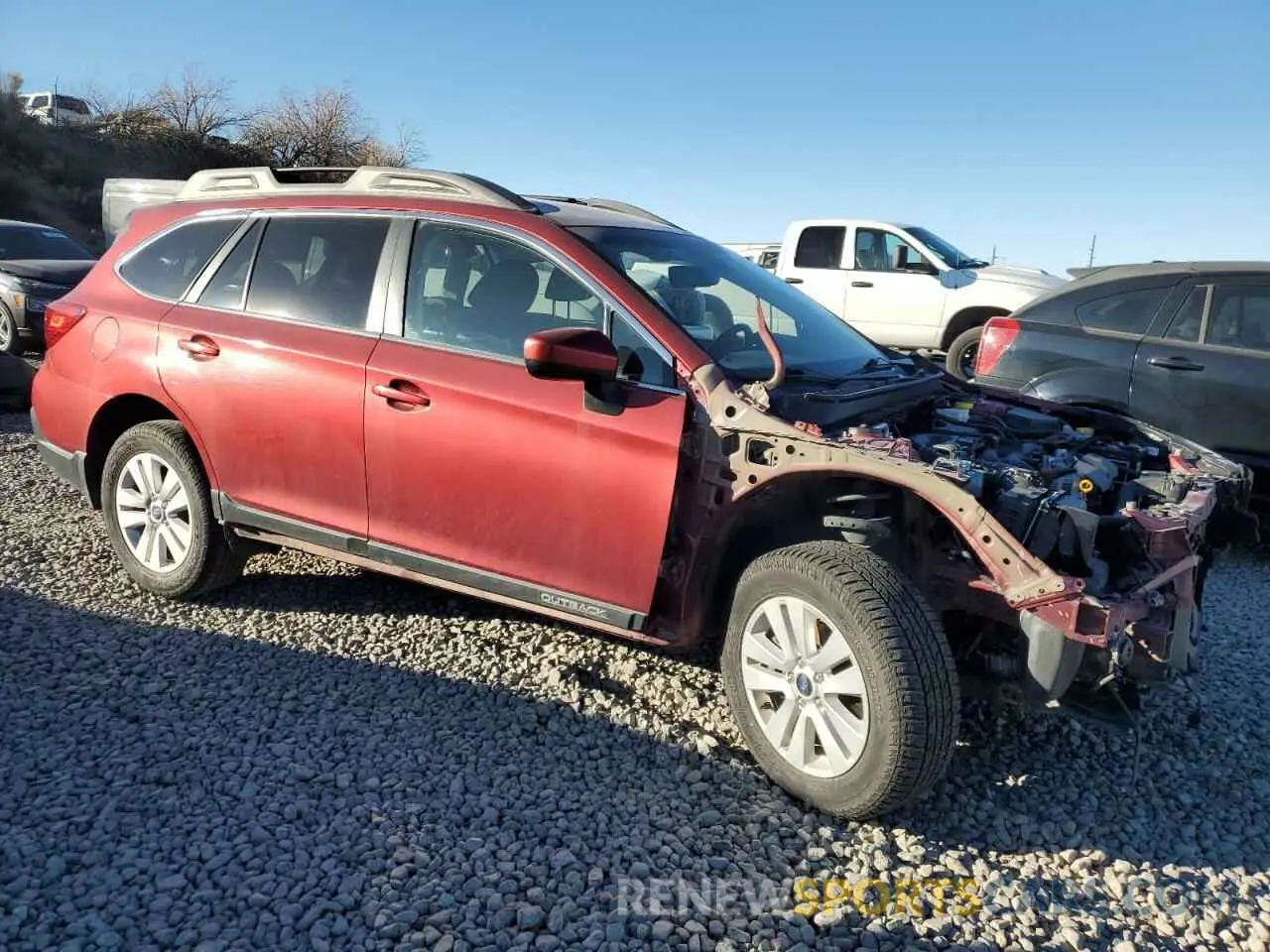 4 Photograph of a damaged car 4S4BSAFC4K3374103 SUBARU OUTBACK 2019