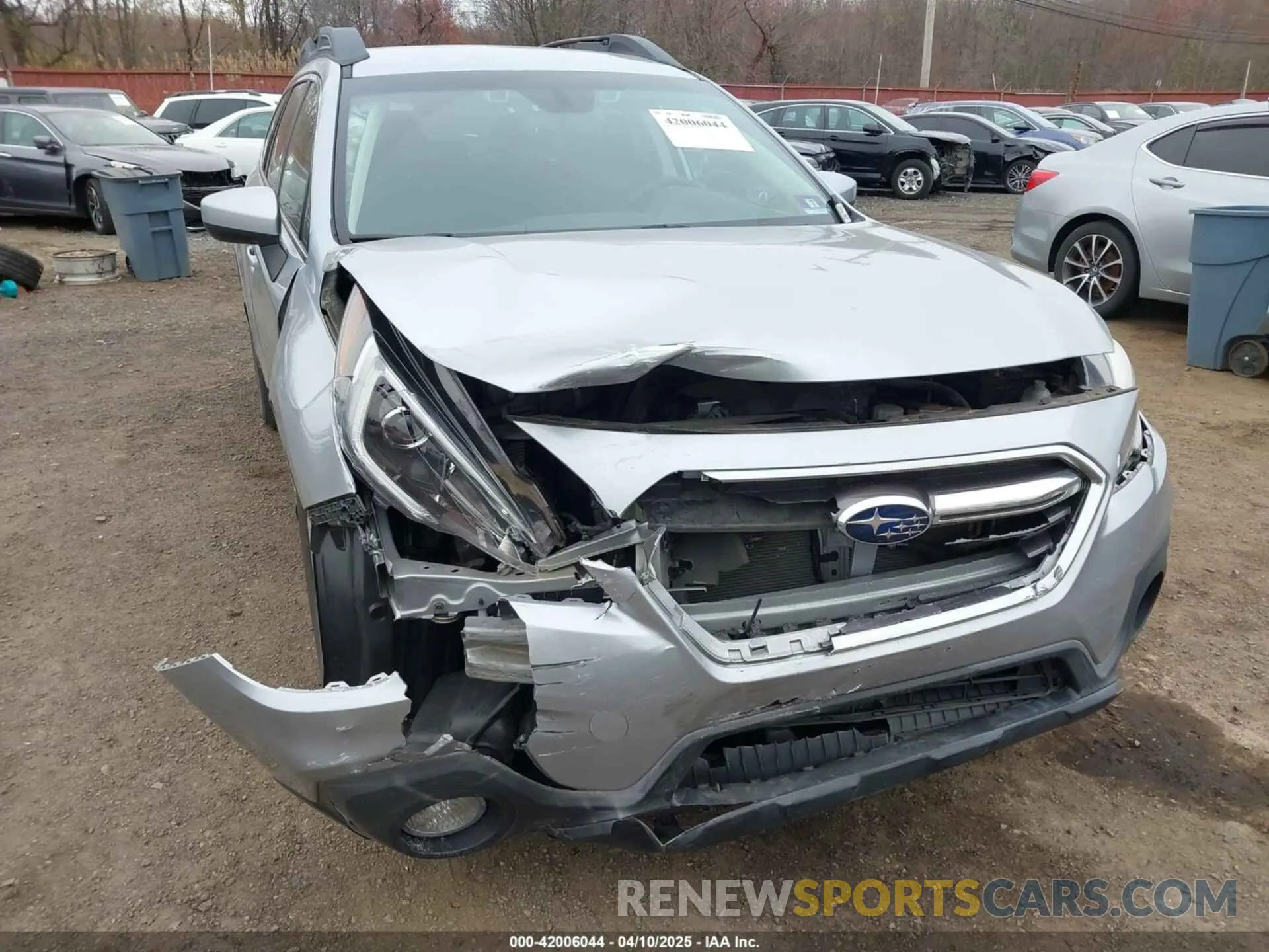 17 Photograph of a damaged car 4S4BSAFC4K3395954 SUBARU OUTBACK 2019