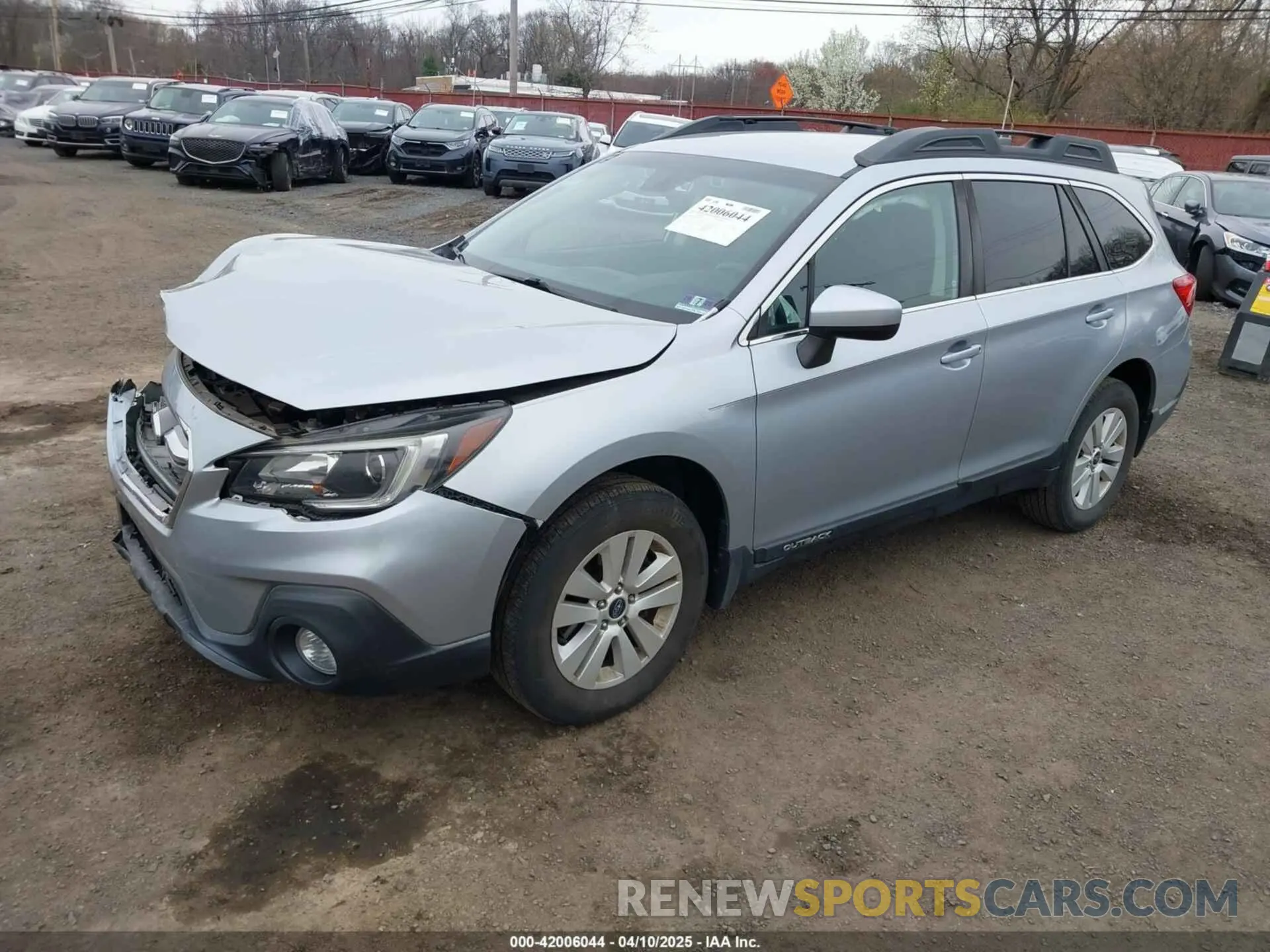 2 Photograph of a damaged car 4S4BSAFC4K3395954 SUBARU OUTBACK 2019