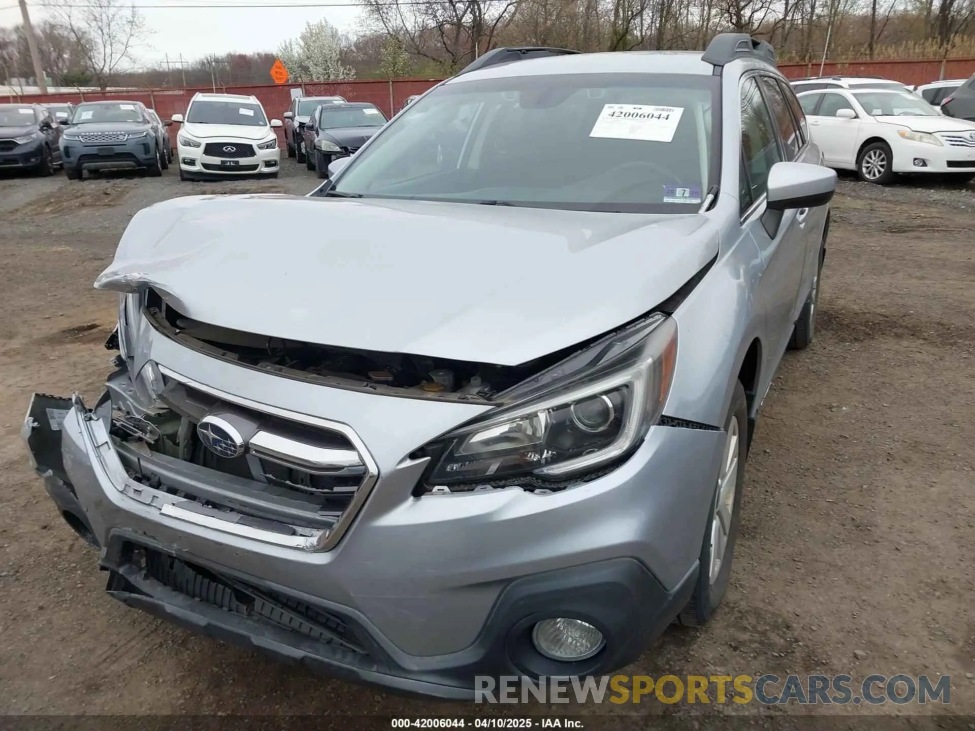 6 Photograph of a damaged car 4S4BSAFC4K3395954 SUBARU OUTBACK 2019