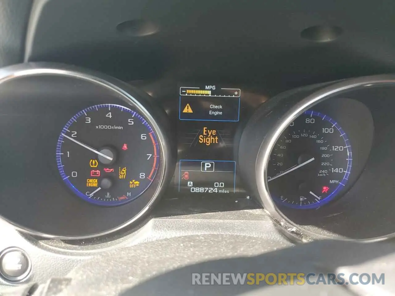 9 Photograph of a damaged car 4S4BSAFC5K3261776 SUBARU OUTBACK 2019