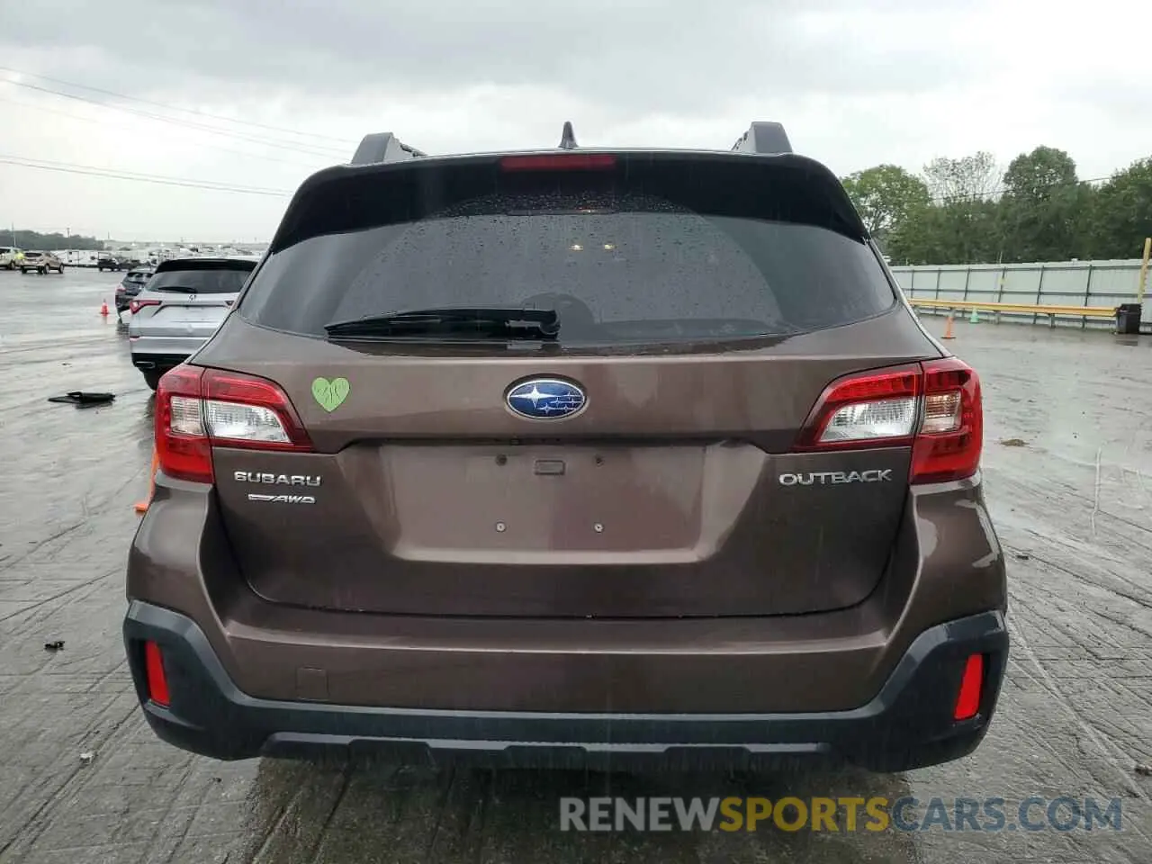 6 Photograph of a damaged car 4S4BSAFC5K3298374 SUBARU OUTBACK 2019