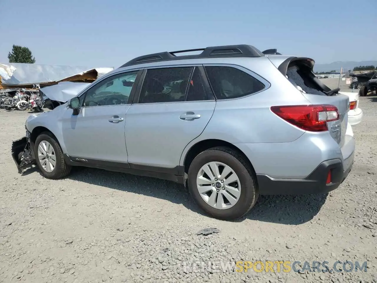 2 Photograph of a damaged car 4S4BSAFC5K3346861 SUBARU OUTBACK 2019
