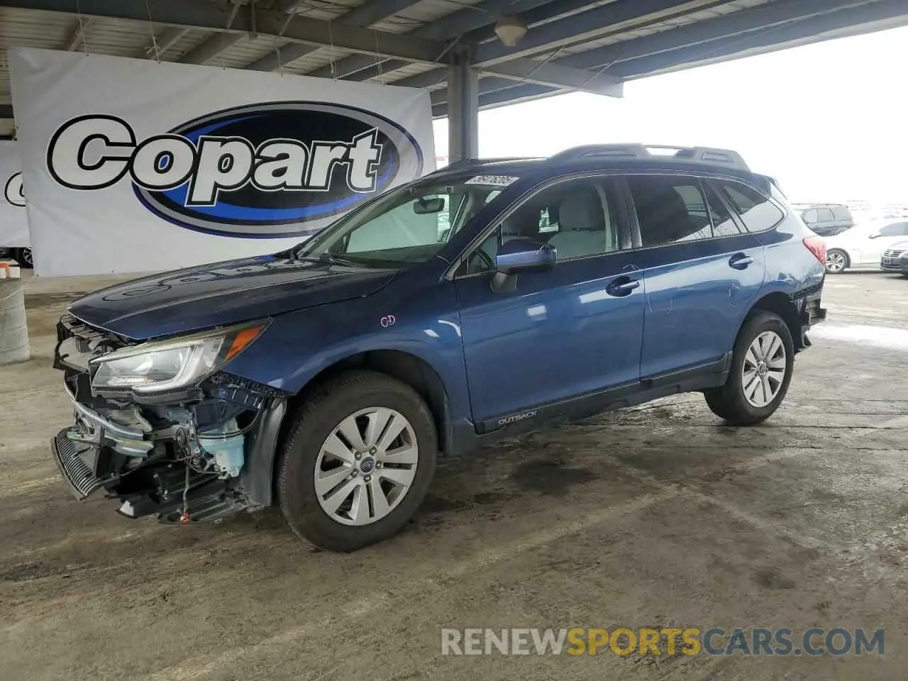 1 Photograph of a damaged car 4S4BSAFC5K3348707 SUBARU OUTBACK 2019