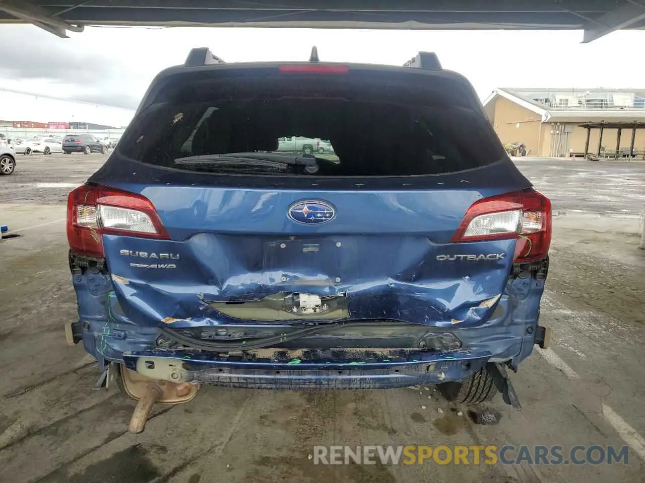6 Photograph of a damaged car 4S4BSAFC5K3348707 SUBARU OUTBACK 2019
