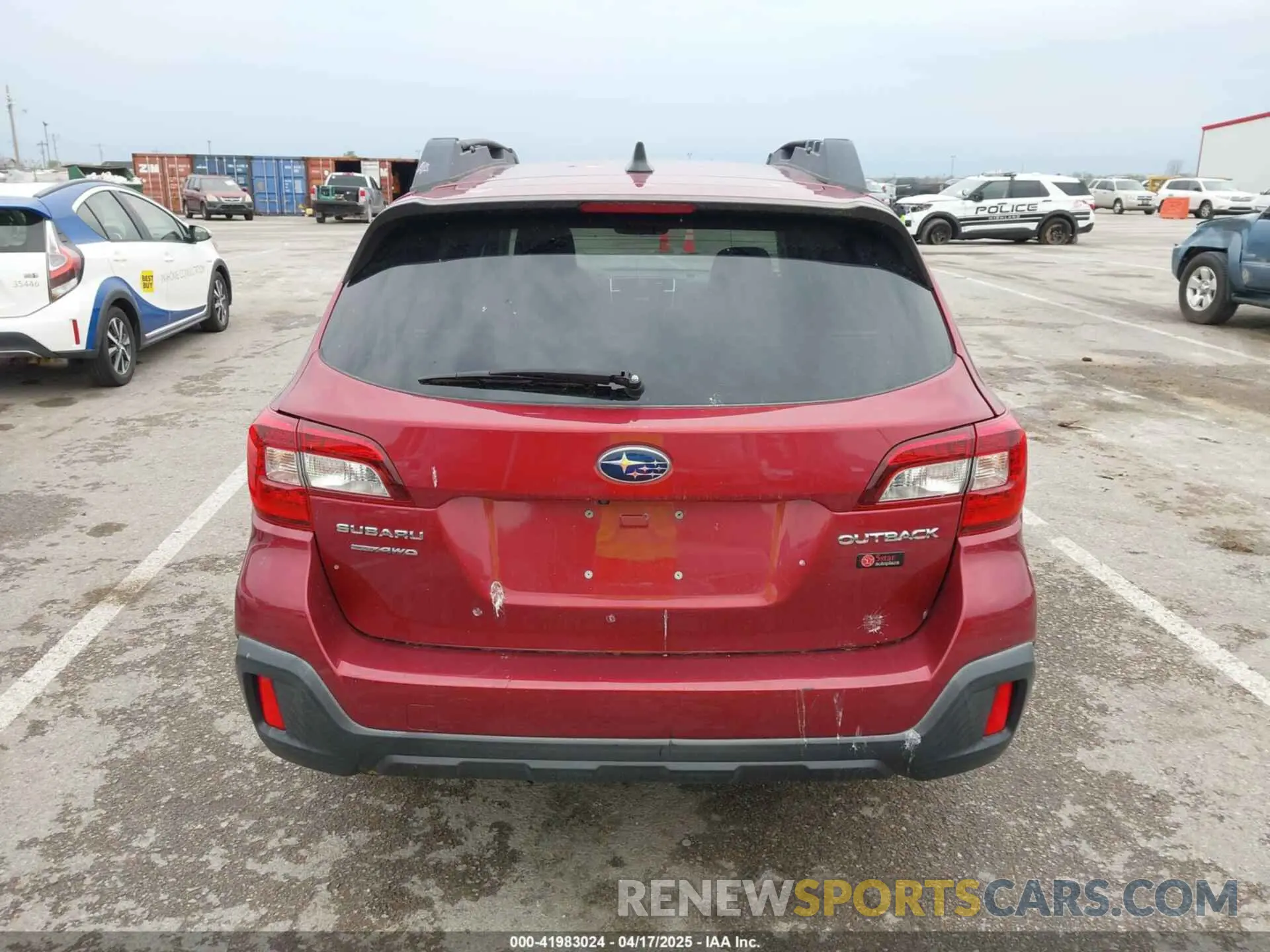 16 Photograph of a damaged car 4S4BSAFC5K3379942 SUBARU OUTBACK 2019