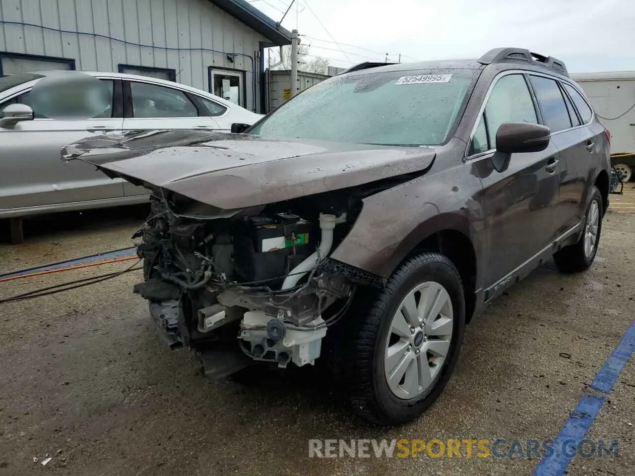 1 Photograph of a damaged car 4S4BSAFC6K3262807 SUBARU OUTBACK 2019