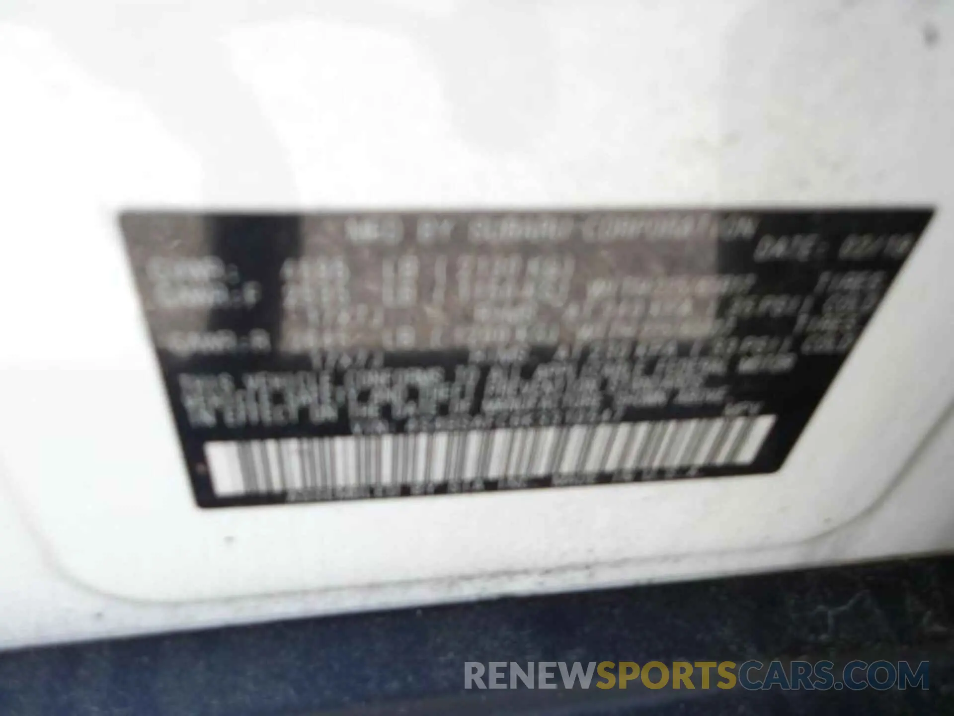 16 Photograph of a damaged car 4S4BSAFC6K3310547 SUBARU OUTBACK 2019