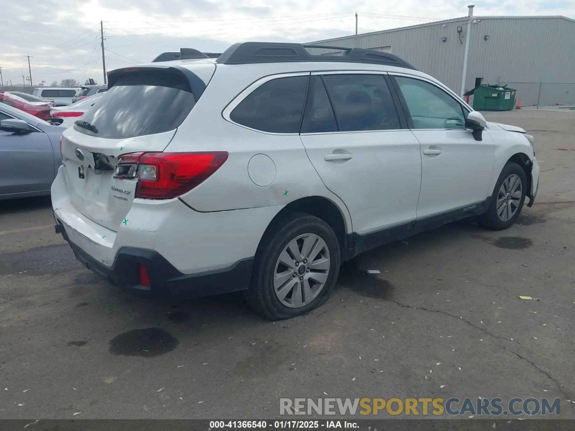 4 Photograph of a damaged car 4S4BSAFC6K3326361 SUBARU OUTBACK 2019