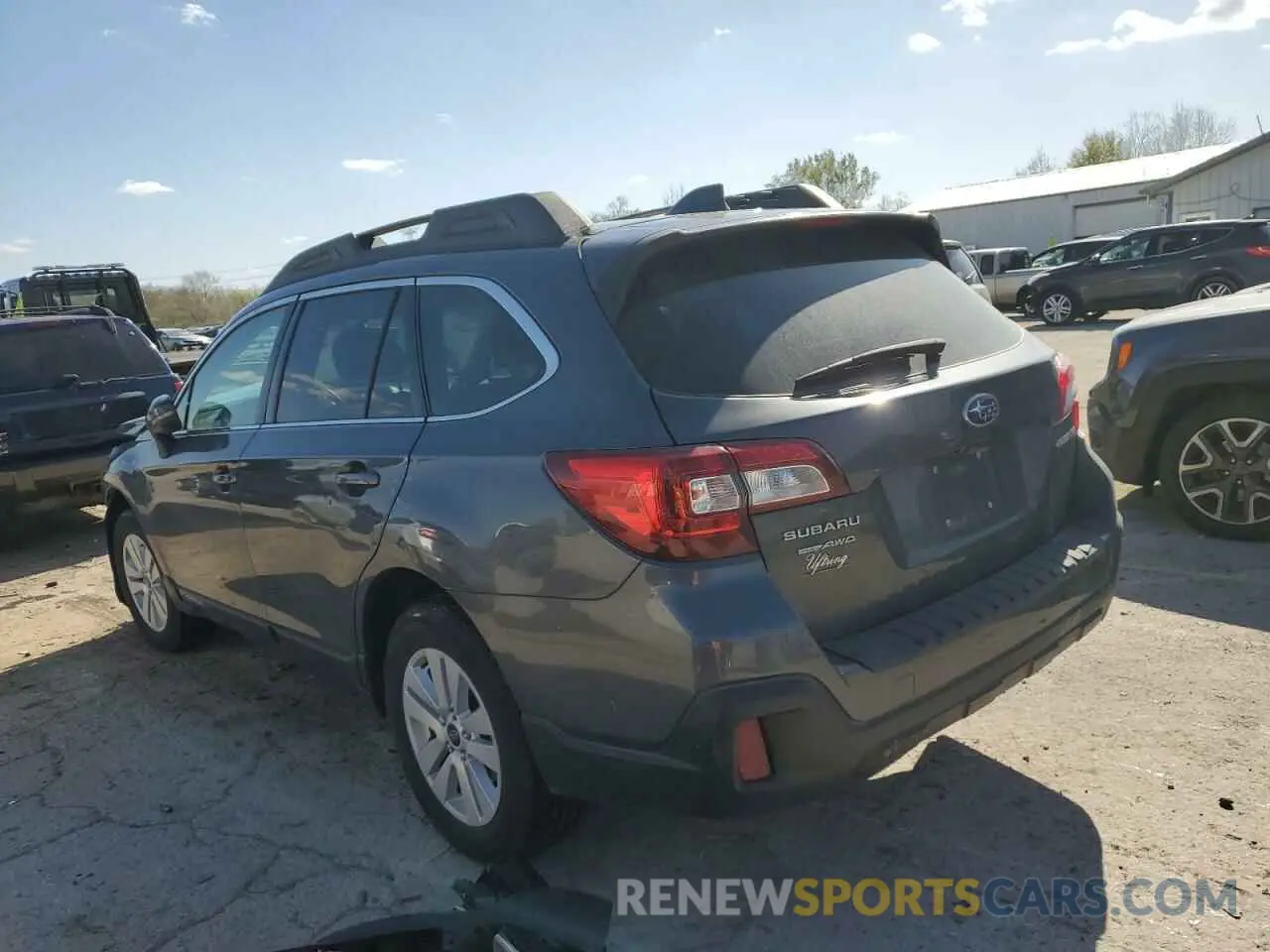 2 Photograph of a damaged car 4S4BSAFC6K3344911 SUBARU OUTBACK 2019