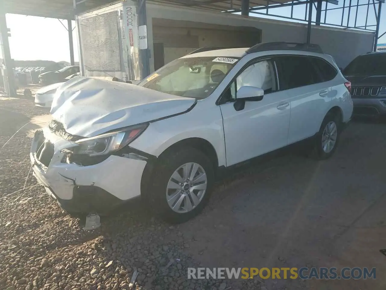 1 Photograph of a damaged car 4S4BSAFC7K3232229 SUBARU OUTBACK 2019
