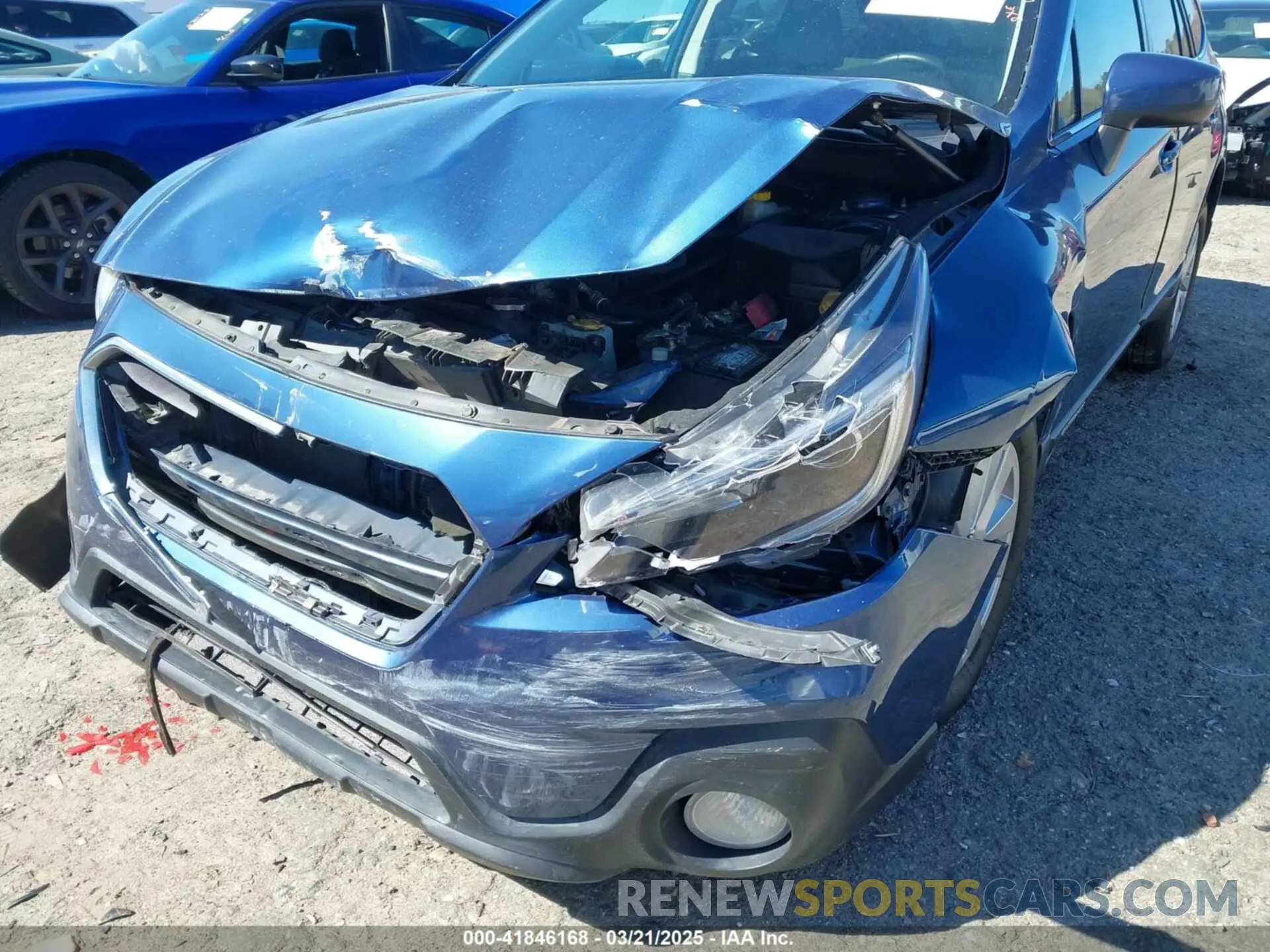6 Photograph of a damaged car 4S4BSAFC7K3288087 SUBARU OUTBACK 2019