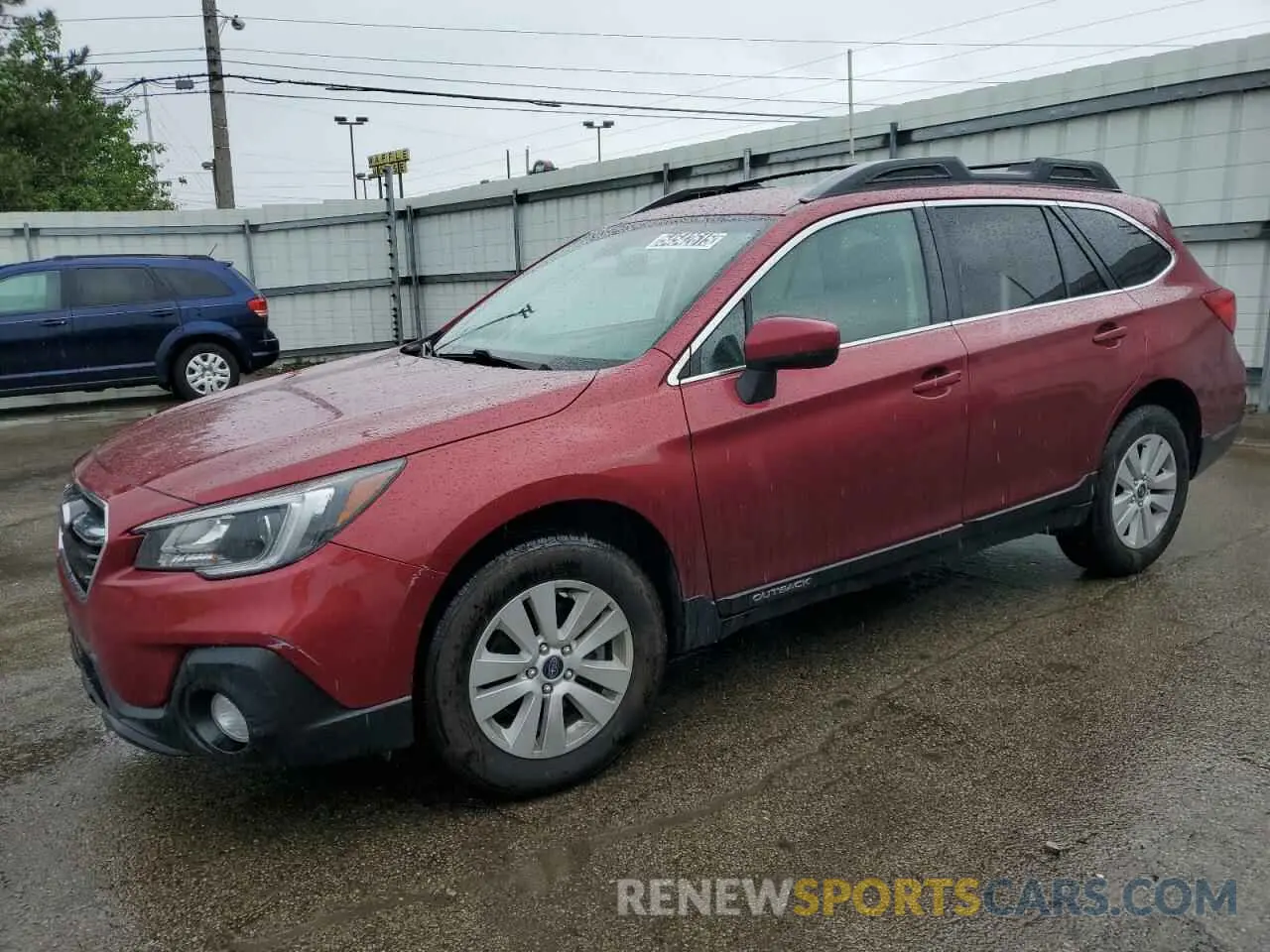 1 Photograph of a damaged car 4S4BSAFC7K3351494 SUBARU OUTBACK 2019