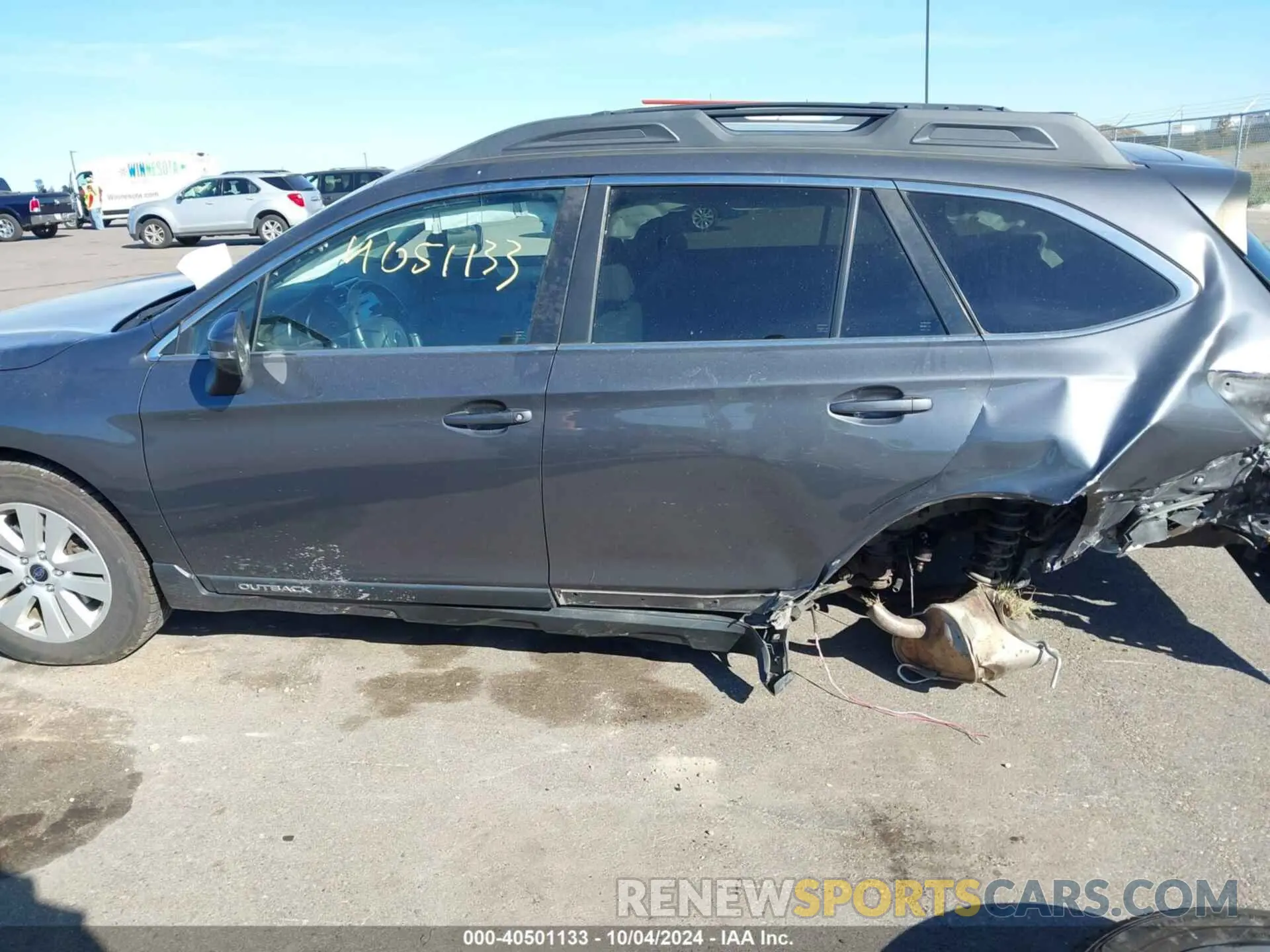 15 Photograph of a damaged car 4S4BSAFC7K3379201 SUBARU OUTBACK 2019