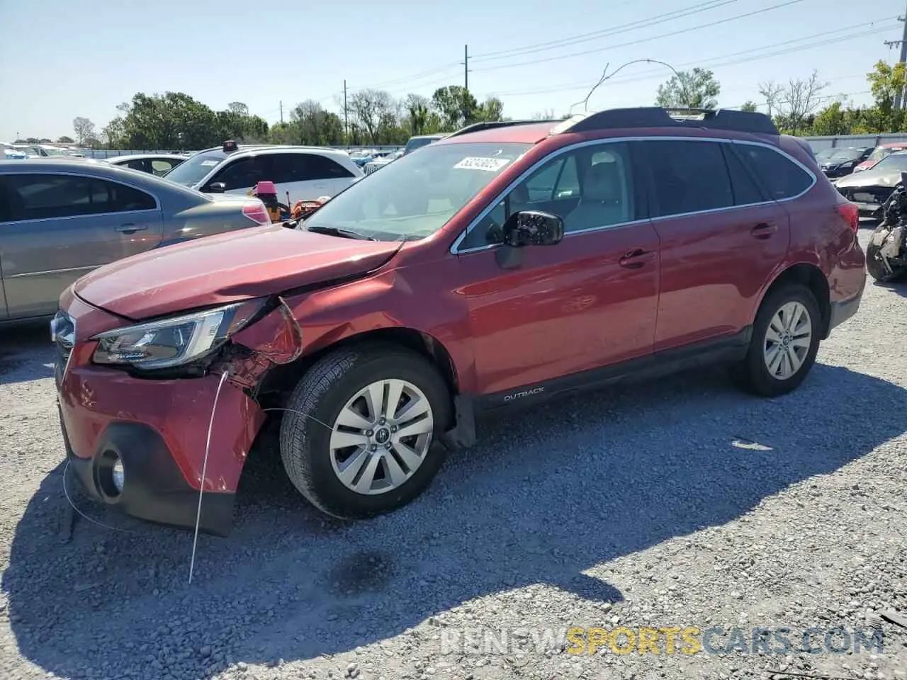 1 Photograph of a damaged car 4S4BSAFC8K3226391 SUBARU OUTBACK 2019