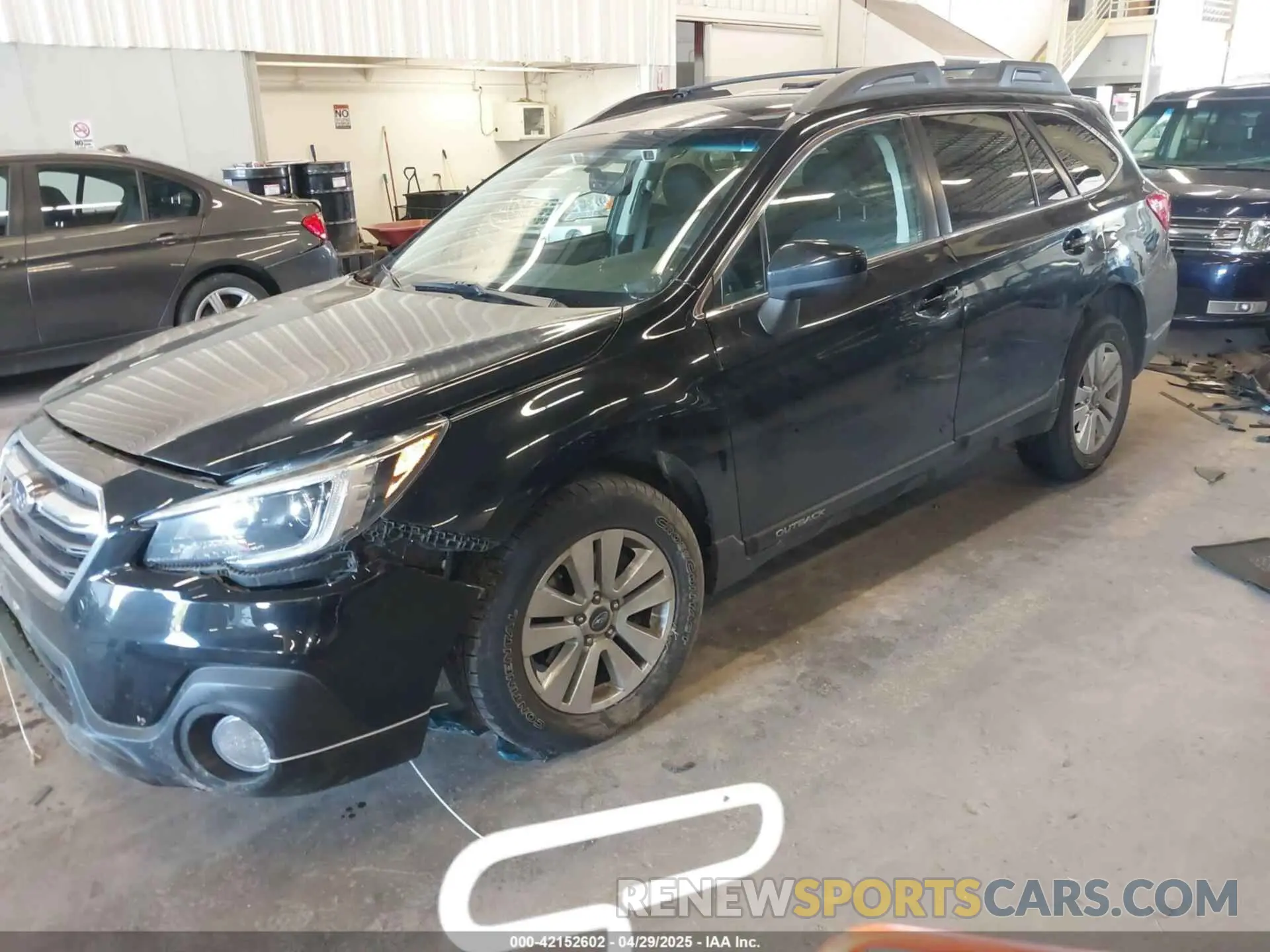 2 Photograph of a damaged car 4S4BSAFC8K3288731 SUBARU OUTBACK 2019
