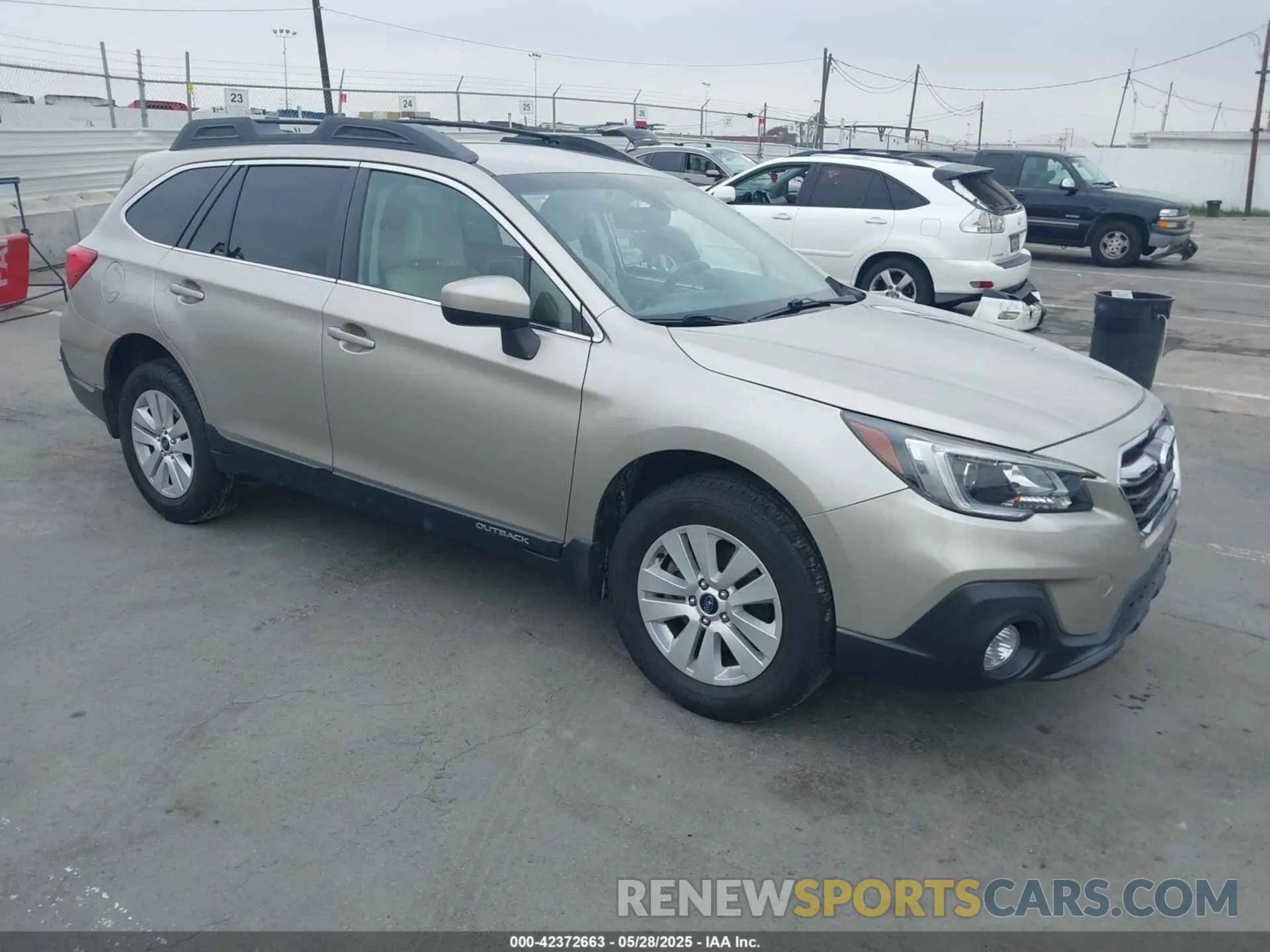 1 Photograph of a damaged car 4S4BSAFC8K3326264 SUBARU OUTBACK 2019