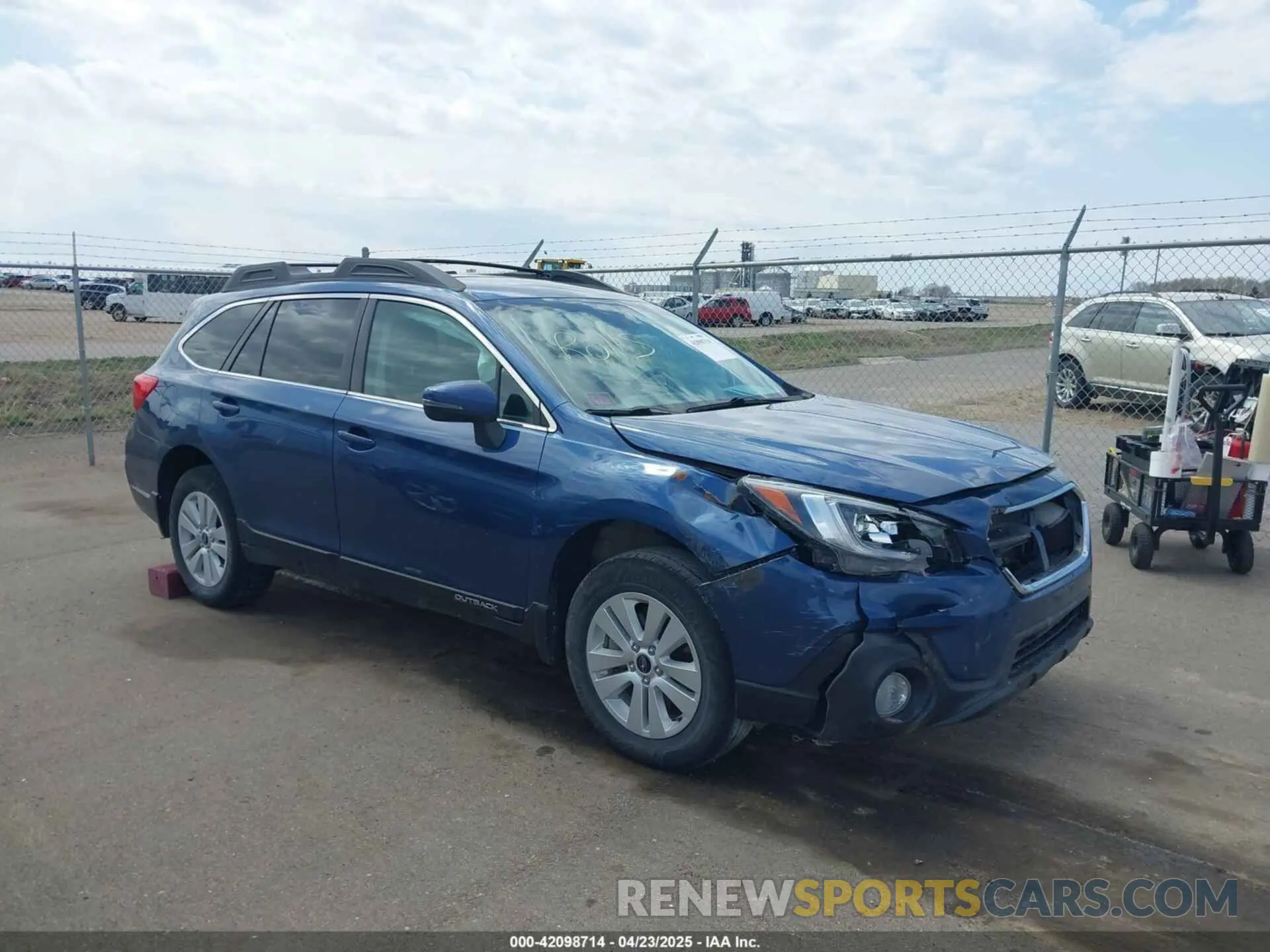 1 Photograph of a damaged car 4S4BSAFC8K3331058 SUBARU OUTBACK 2019