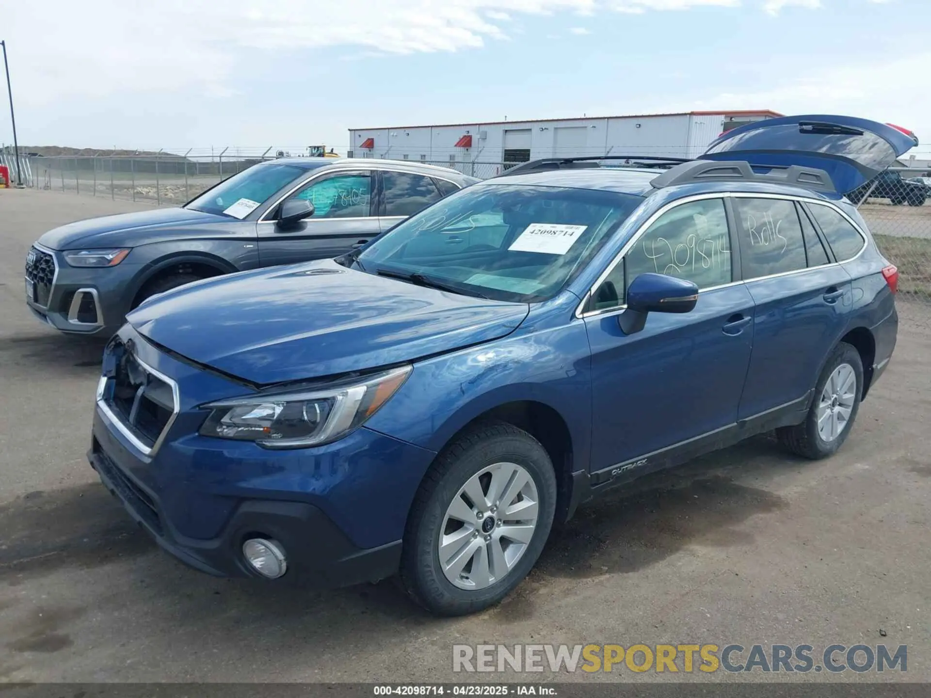 2 Photograph of a damaged car 4S4BSAFC8K3331058 SUBARU OUTBACK 2019