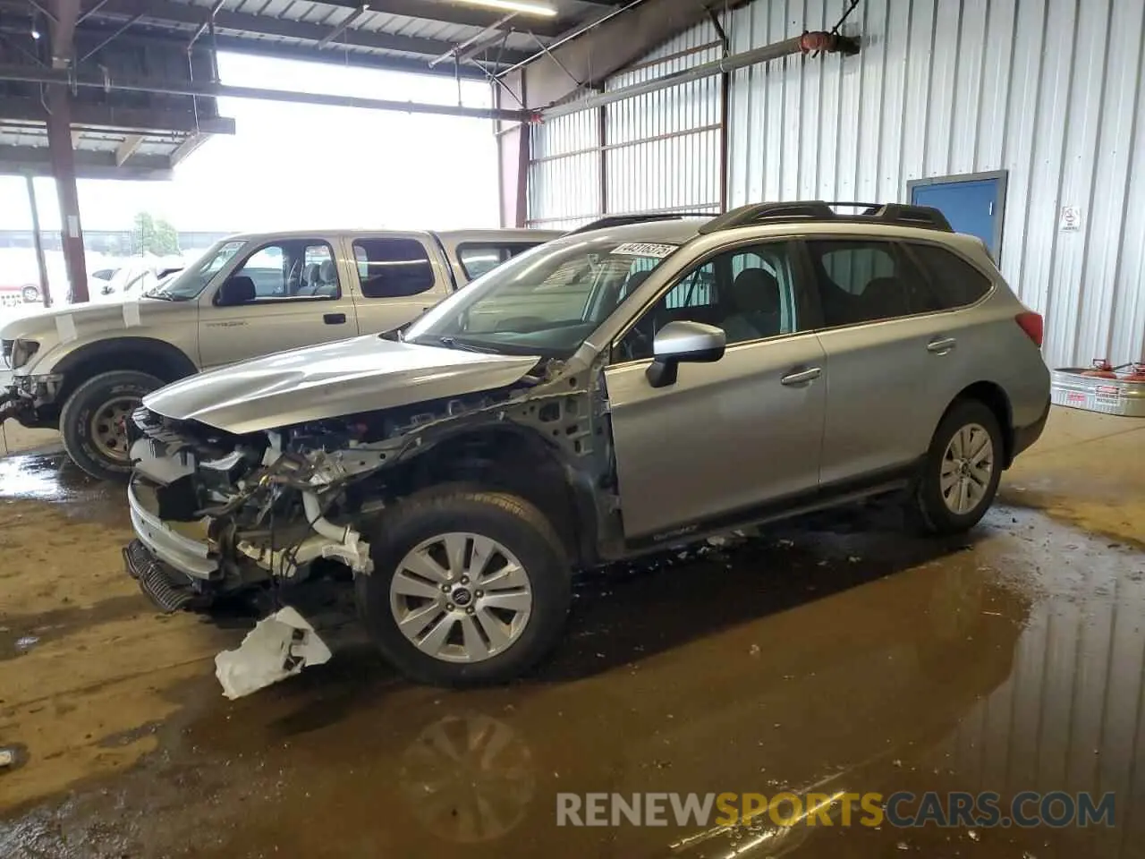 1 Photograph of a damaged car 4S4BSAFC8K3355411 SUBARU OUTBACK 2019