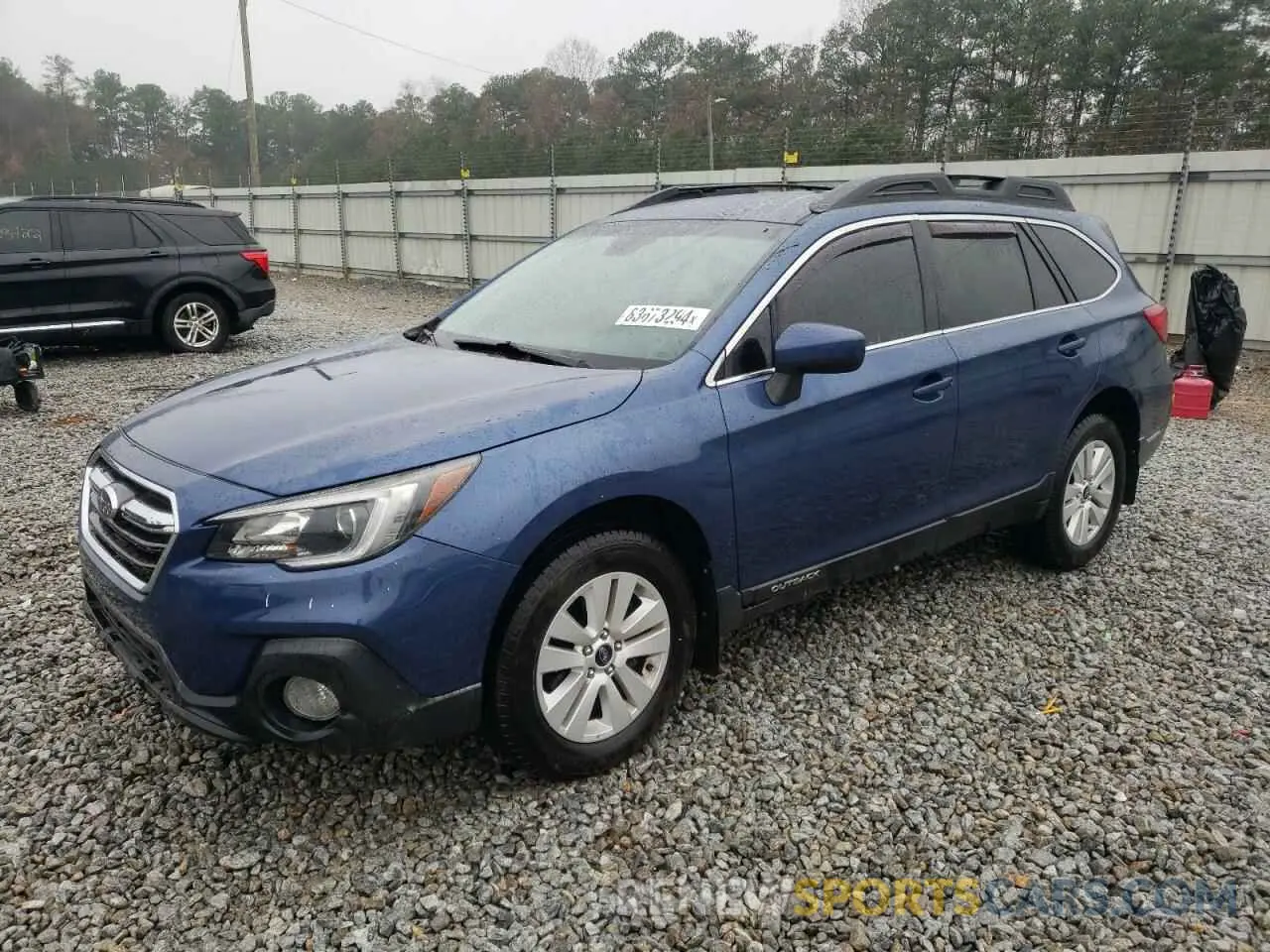 1 Photograph of a damaged car 4S4BSAFC8K3394838 SUBARU OUTBACK 2019