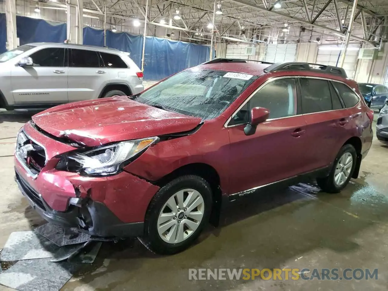 1 Photograph of a damaged car 4S4BSAFC9K3234855 SUBARU OUTBACK 2019