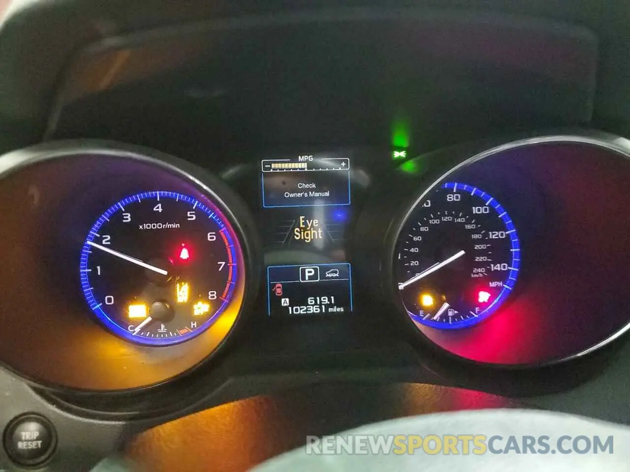 9 Photograph of a damaged car 4S4BSAFC9K3234855 SUBARU OUTBACK 2019