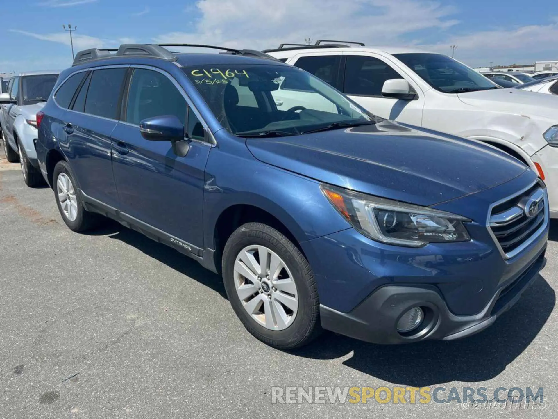 2 Photograph of a damaged car 4S4BSAFC9K3250263 SUBARU OUTBACK 2019