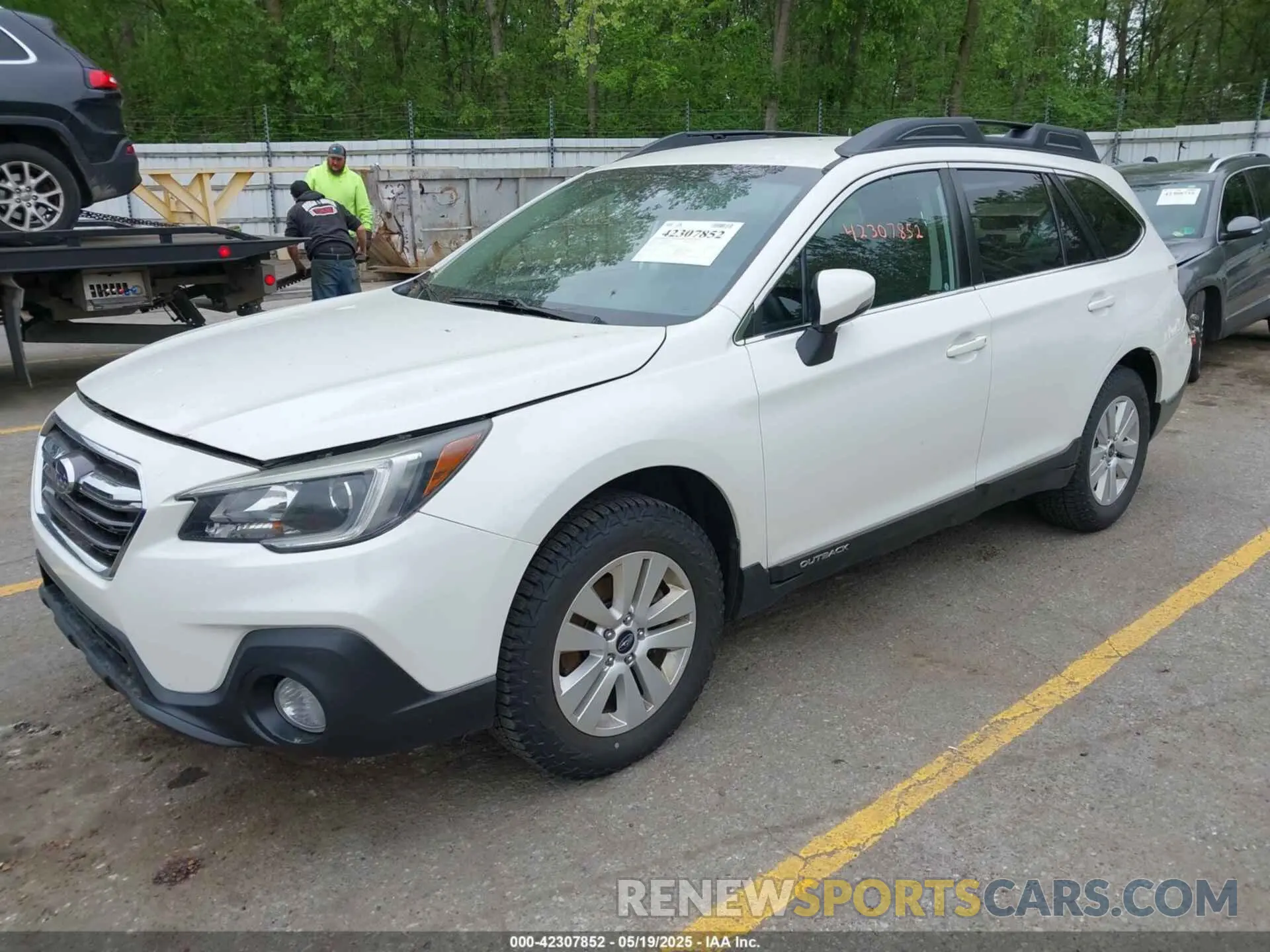 2 Photograph of a damaged car 4S4BSAFC9K3342411 SUBARU OUTBACK 2019