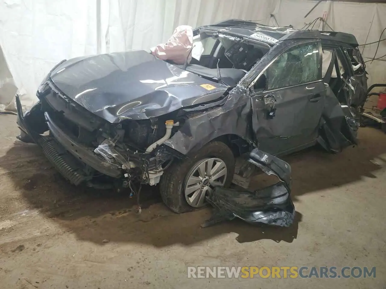 1 Photograph of a damaged car 4S4BSAFC9K3371777 SUBARU OUTBACK 2019