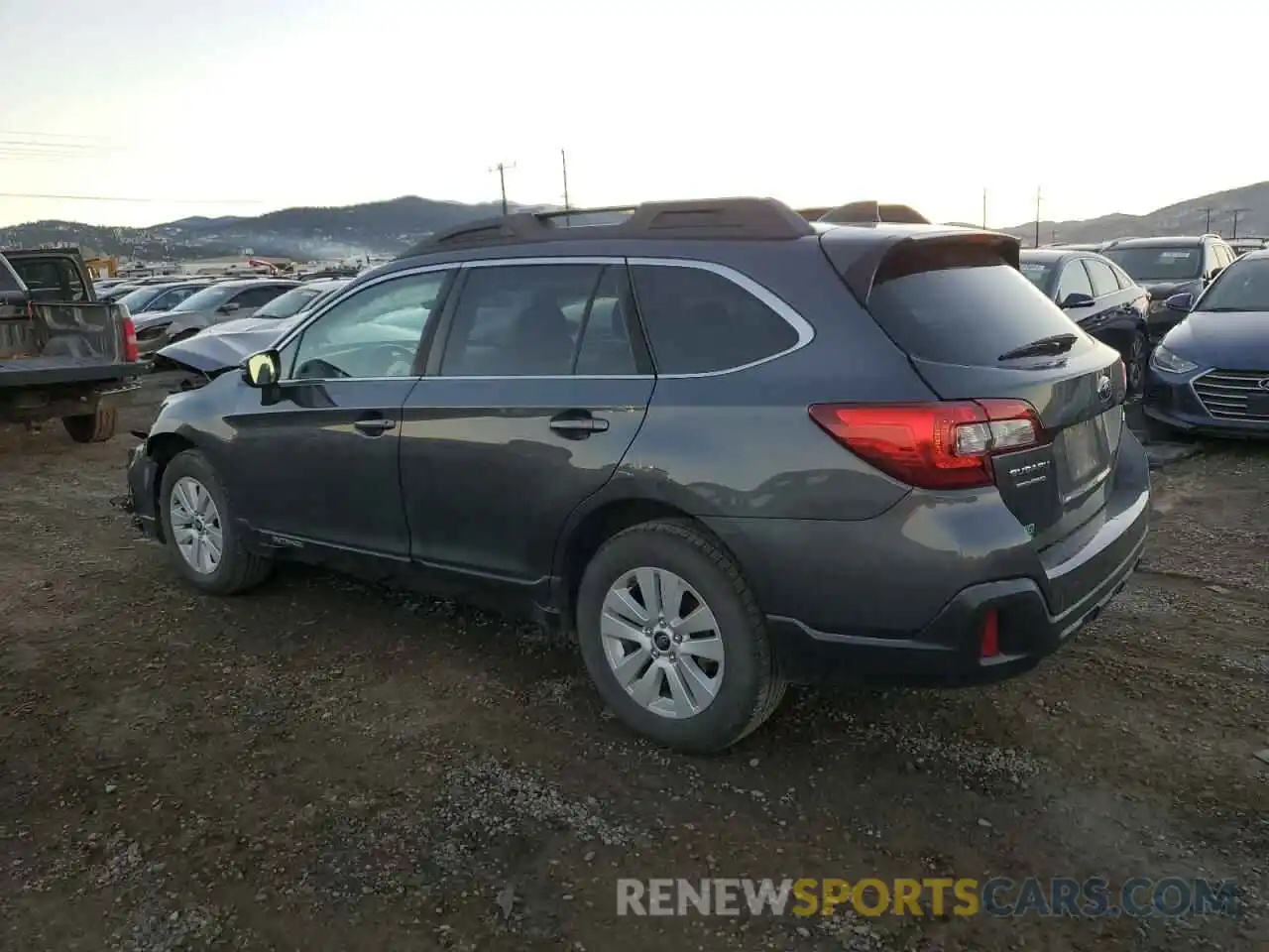 2 Photograph of a damaged car 4S4BSAFC9K3391687 SUBARU OUTBACK 2019