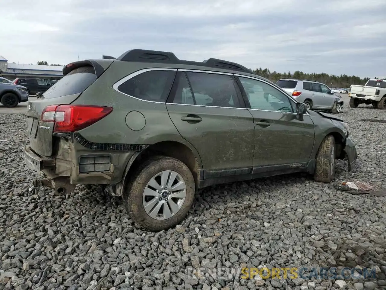 3 Photograph of a damaged car 4S4BSAFCXK3211925 SUBARU OUTBACK 2019