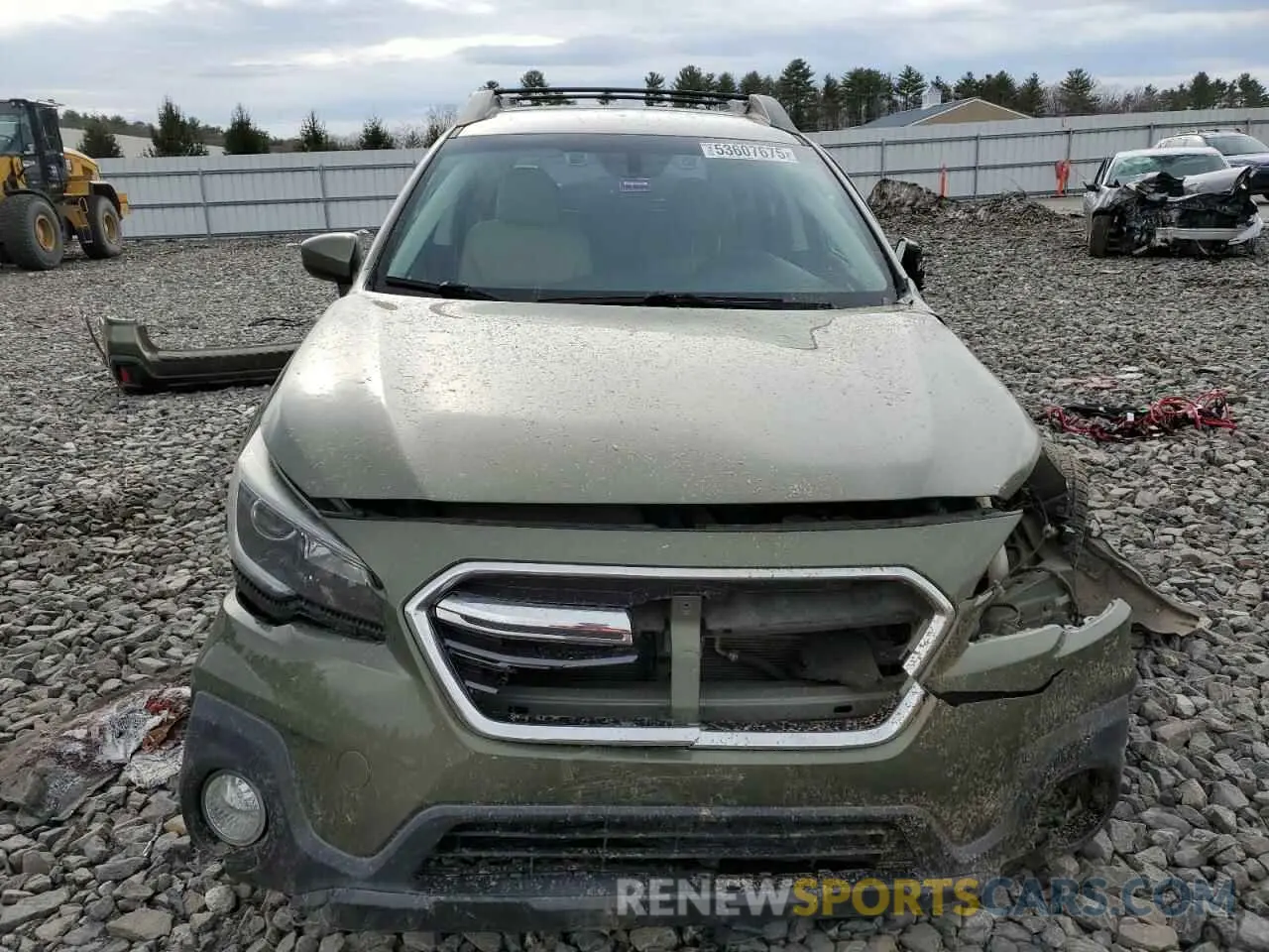 5 Photograph of a damaged car 4S4BSAFCXK3211925 SUBARU OUTBACK 2019