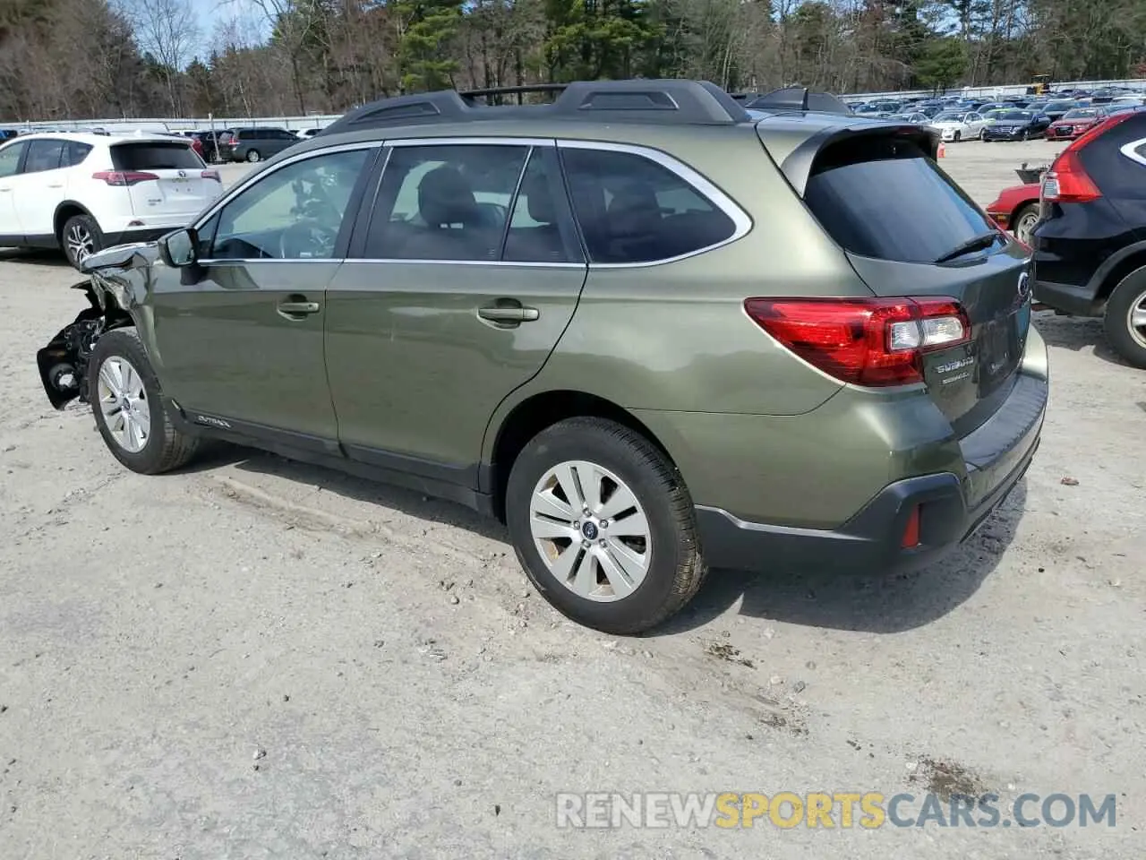 2 Photograph of a damaged car 4S4BSAFCXK3216526 SUBARU OUTBACK 2019