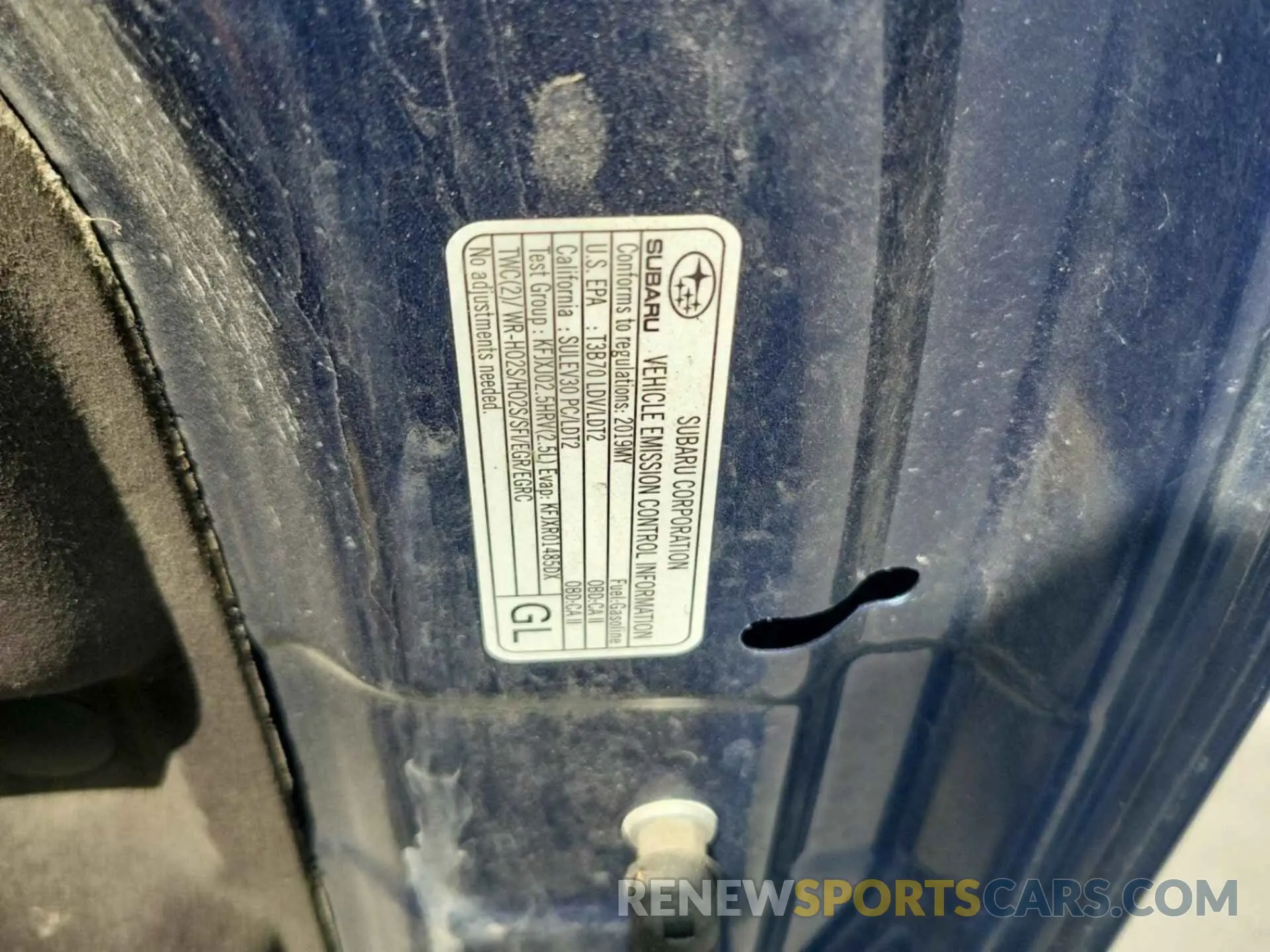 13 Photograph of a damaged car 4S4BSAFCXK3227915 SUBARU OUTBACK 2019