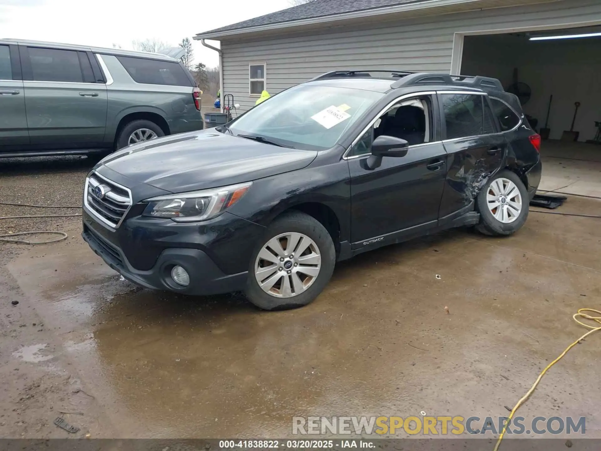 2 Photograph of a damaged car 4S4BSAFCXK3273454 SUBARU OUTBACK 2019
