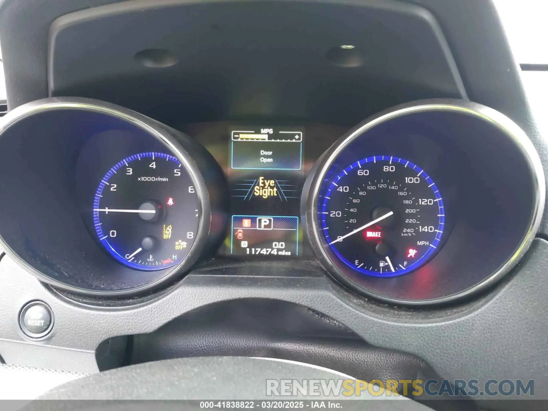 7 Photograph of a damaged car 4S4BSAFCXK3273454 SUBARU OUTBACK 2019