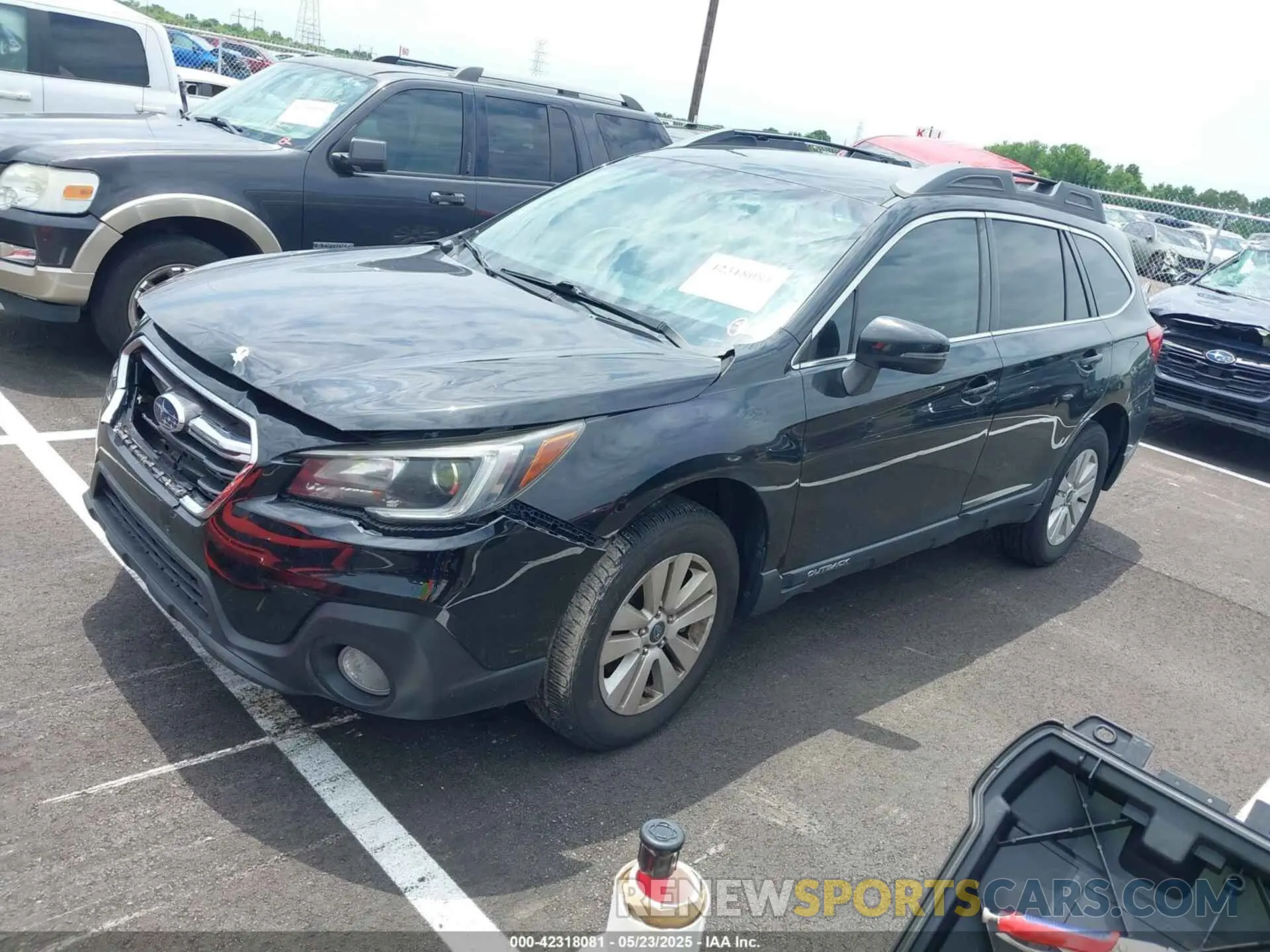 2 Photograph of a damaged car 4S4BSAFCXK3351909 SUBARU OUTBACK 2019