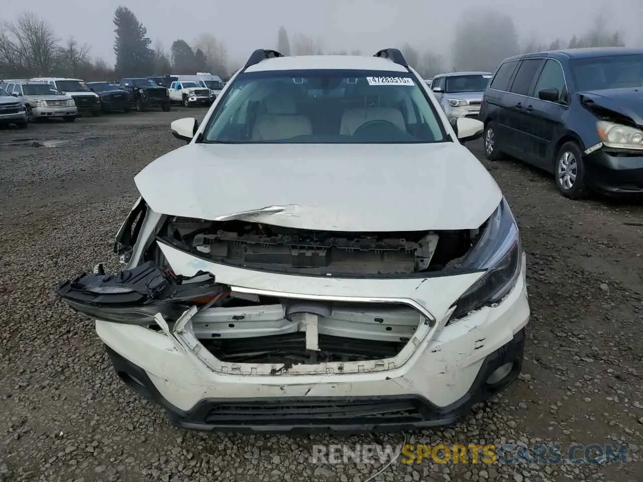 5 Photograph of a damaged car 4S4BSAFCXK3379662 SUBARU OUTBACK 2019