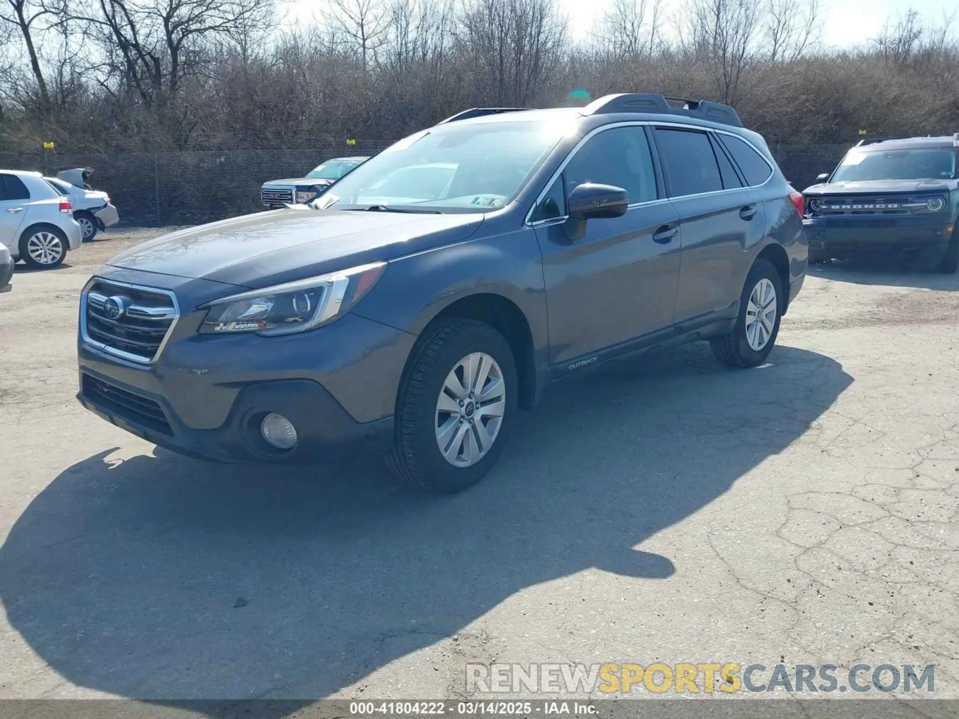 2 Photograph of a damaged car 4S4BSAHC1K3270391 SUBARU OUTBACK 2019