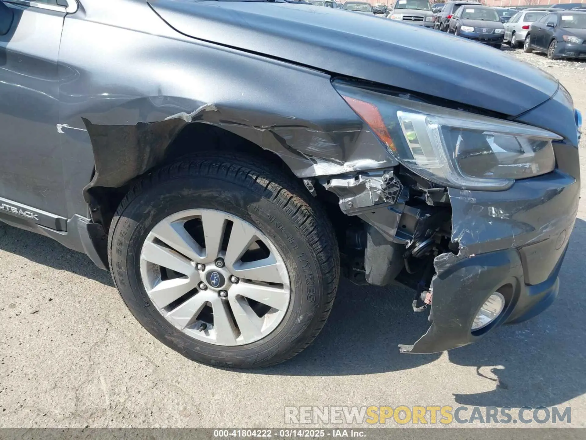 6 Photograph of a damaged car 4S4BSAHC1K3270391 SUBARU OUTBACK 2019