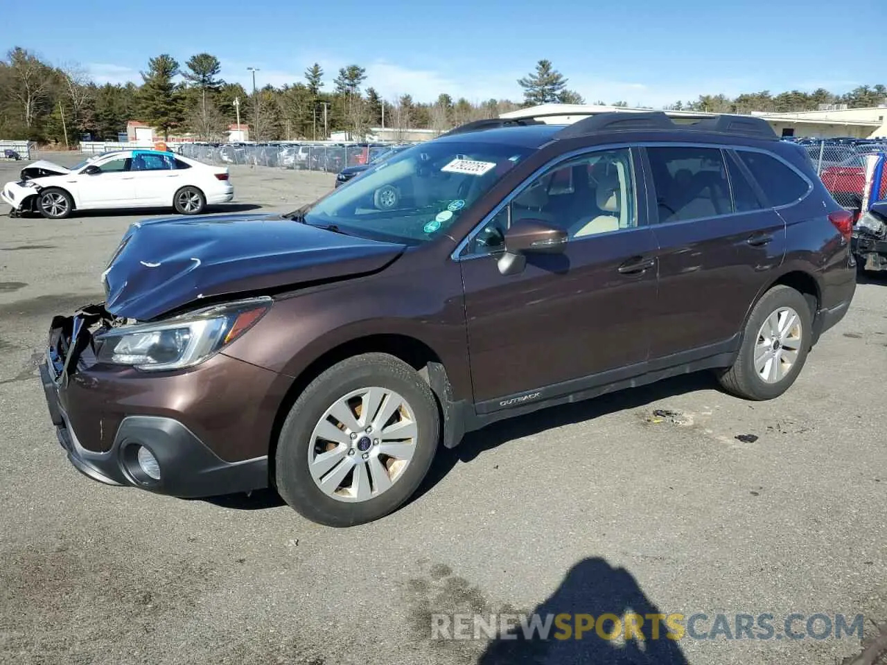 1 Photograph of a damaged car 4S4BSAHC1K3369146 SUBARU OUTBACK 2019