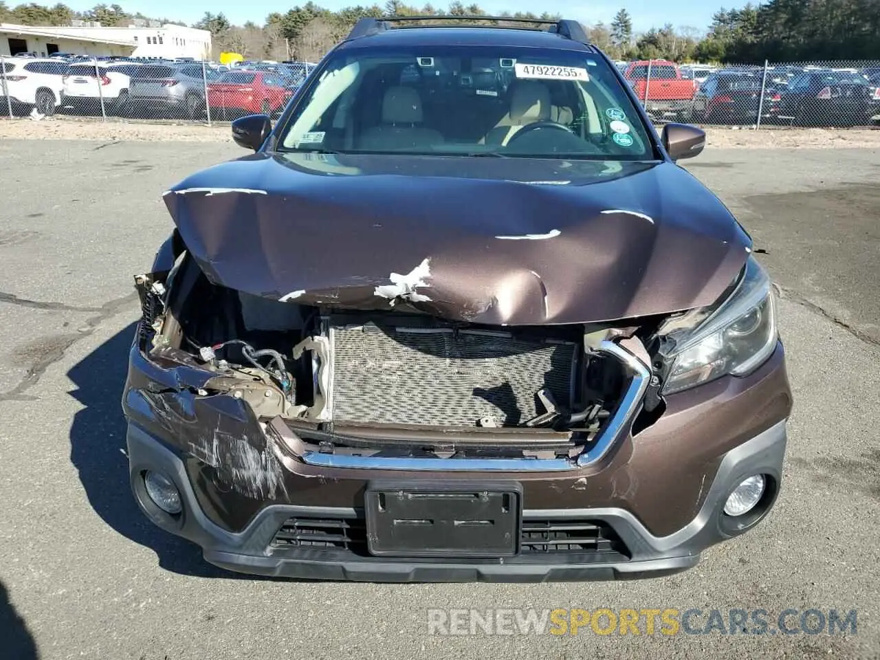 5 Photograph of a damaged car 4S4BSAHC1K3369146 SUBARU OUTBACK 2019