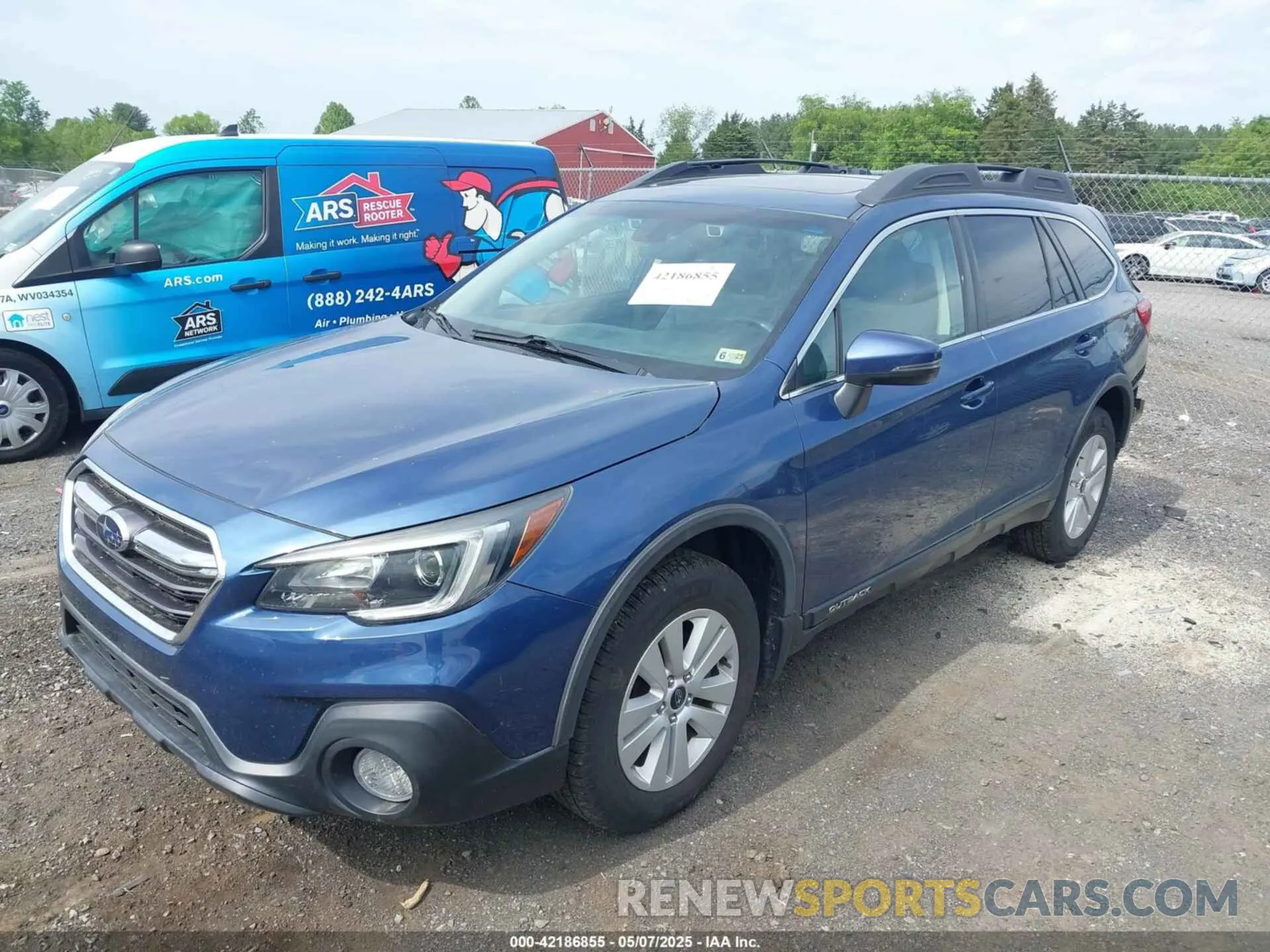 2 Photograph of a damaged car 4S4BSAHC1K3384410 SUBARU OUTBACK 2019